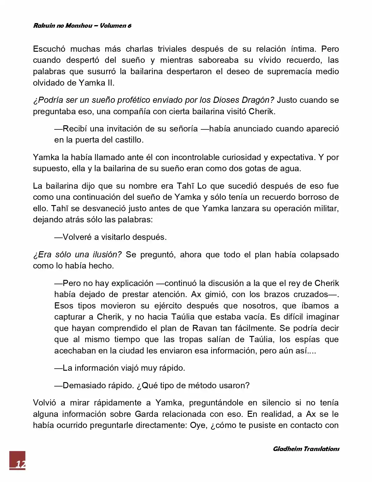 Rakuin No Monshou (Novela) - Capítulo 43 - Página 12 - LectorTMOo
