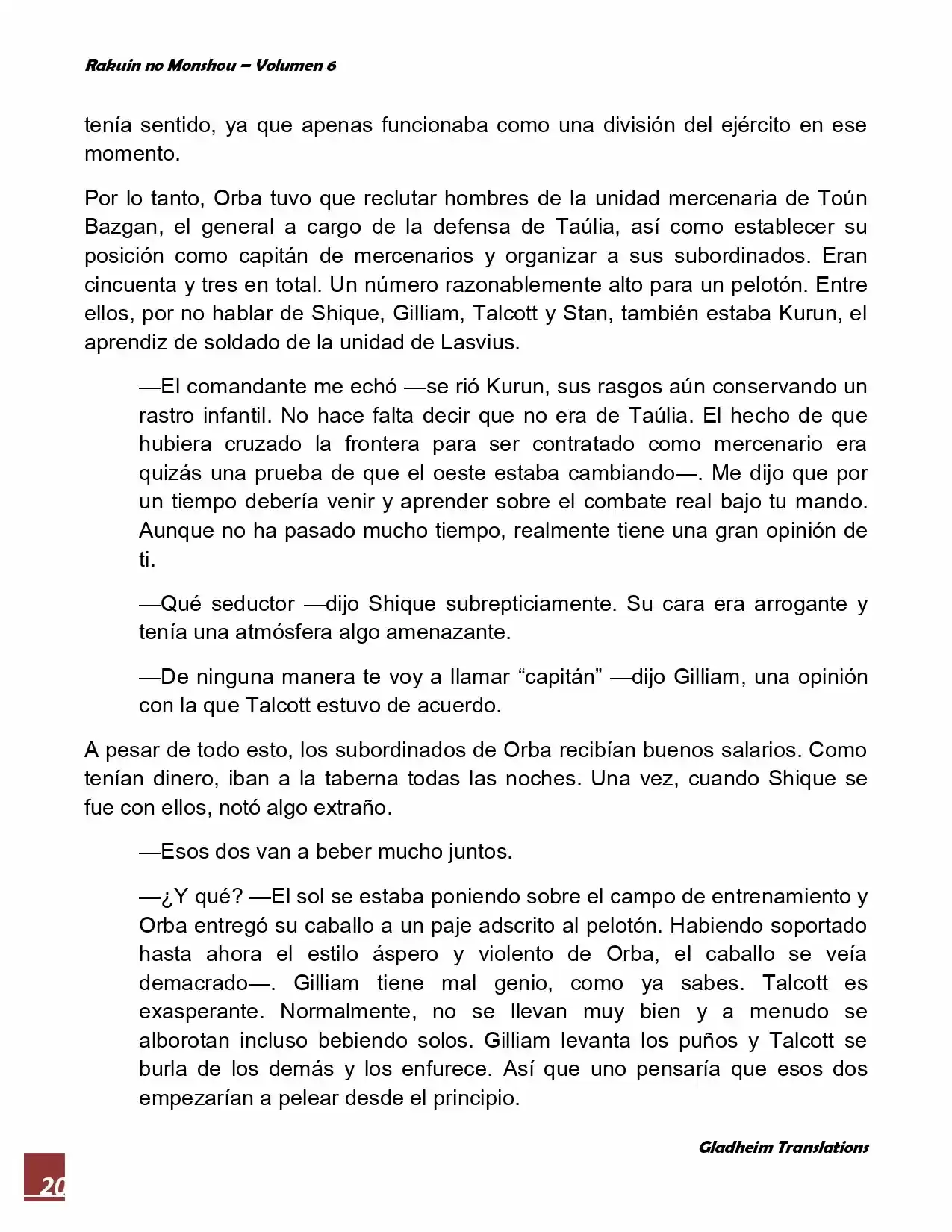 Rakuin No Monshou (Novela) - Capítulo 43 - Página 20 - LectorTMOo