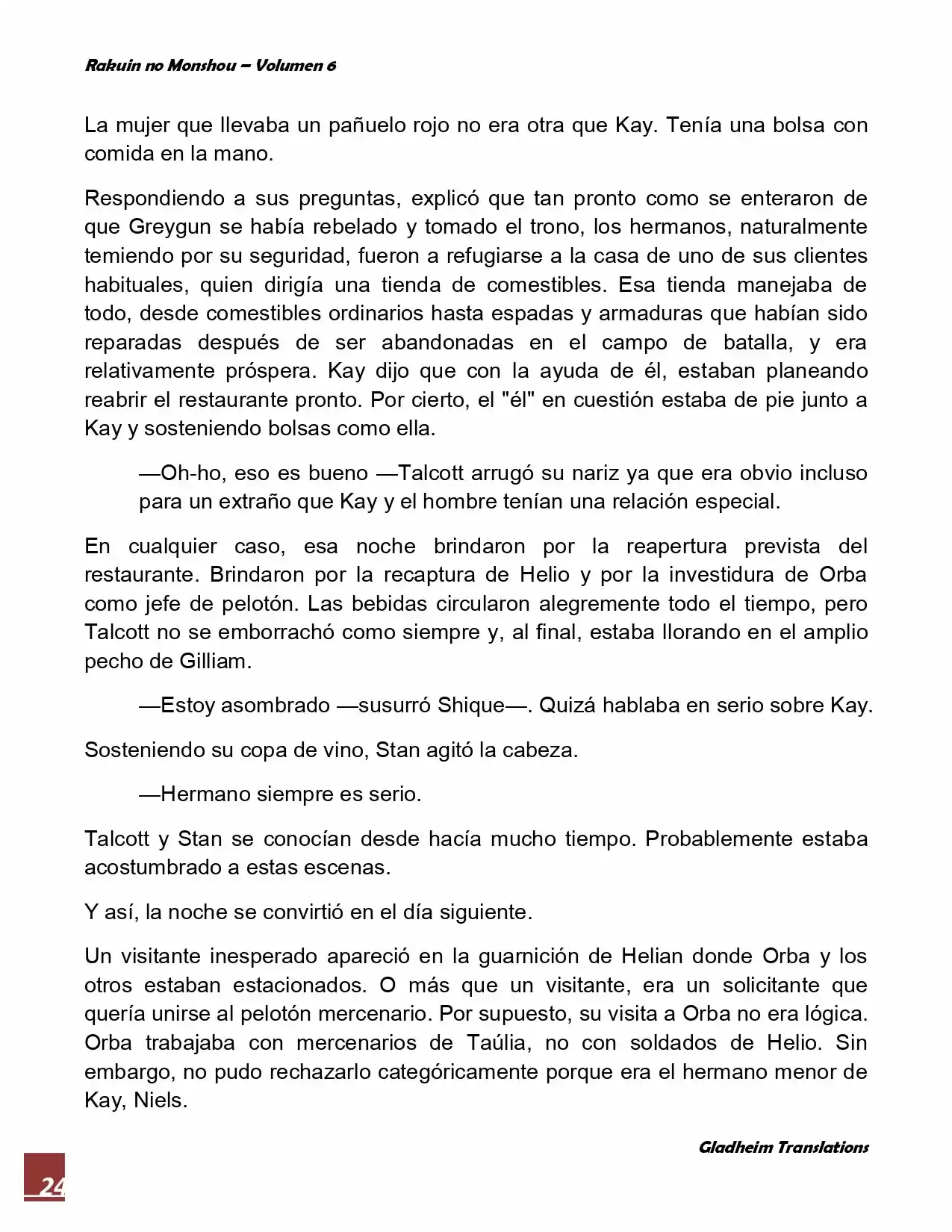 Rakuin No Monshou (Novela) - Capítulo 43 - Página 24 - LectorTMOo