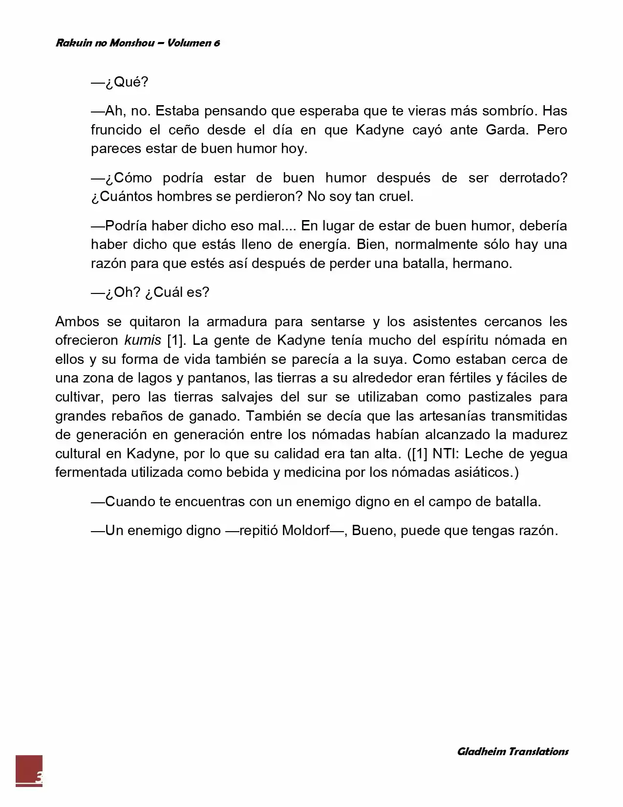 Rakuin No Monshou (Novela) - Capítulo 44 - Página 3 - LectorTMOo