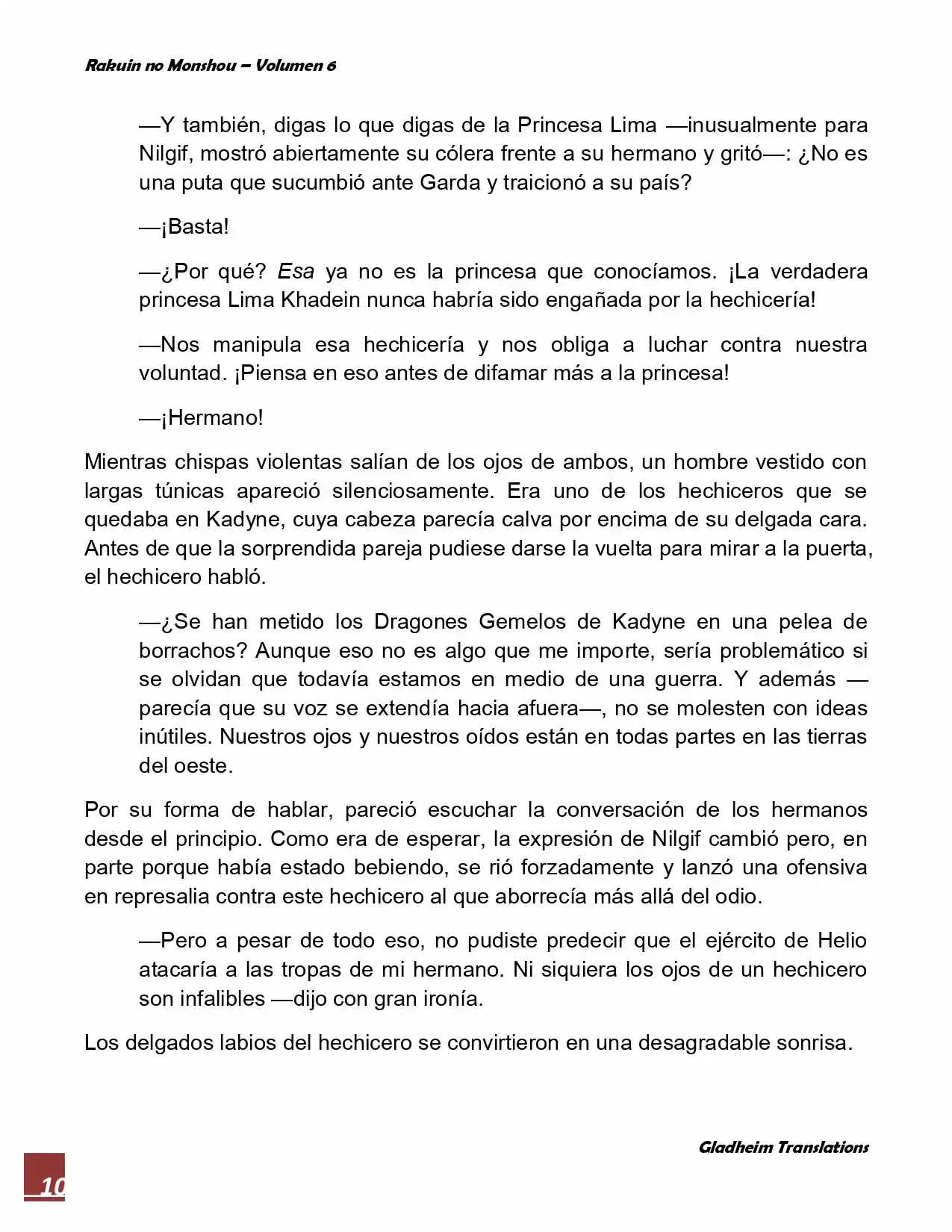 Rakuin No Monshou (Novela) - Capítulo 44 - Página 10 - LectorTMOo
