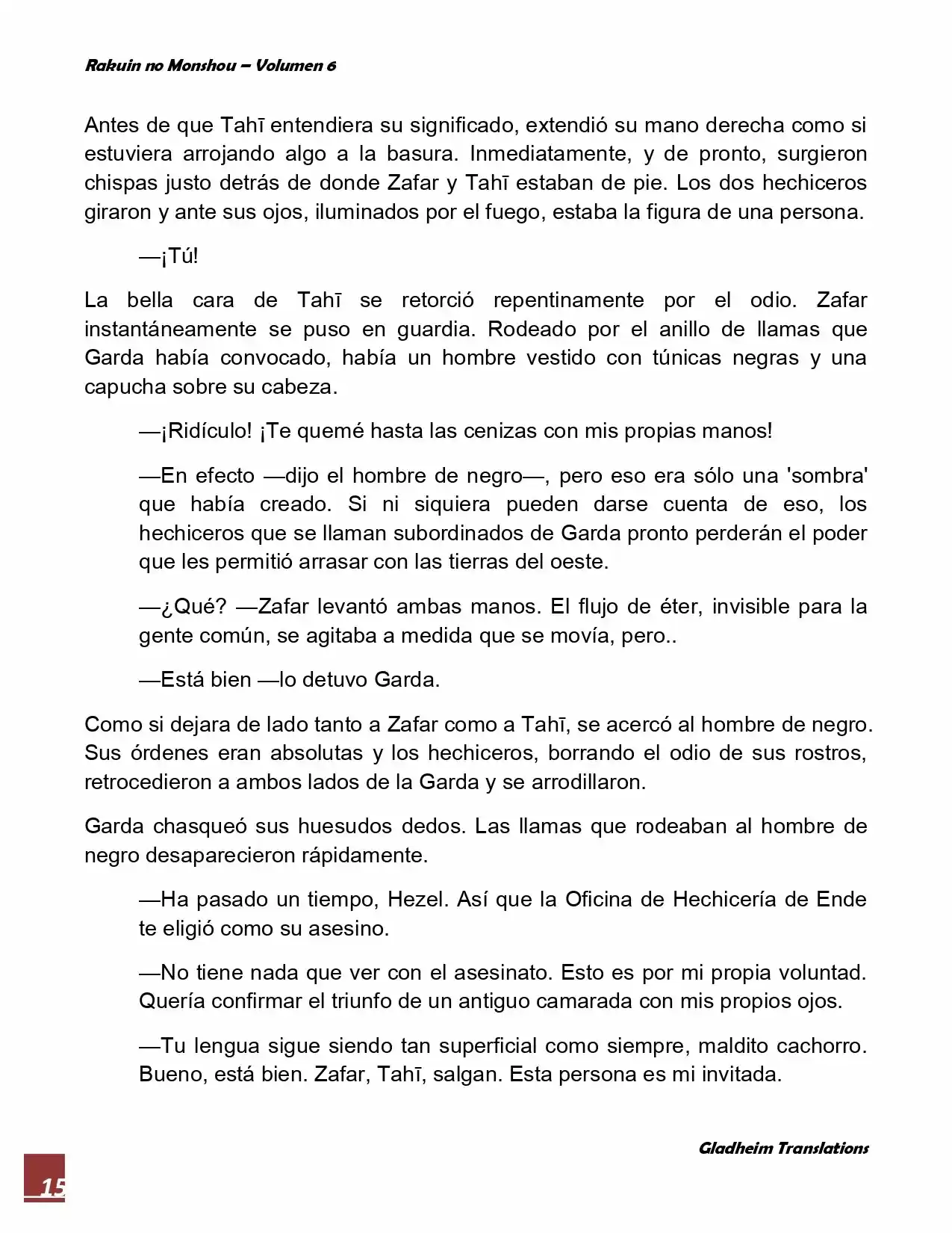 Rakuin No Monshou (Novela) - Capítulo 44 - Página 15 - LectorTMOo