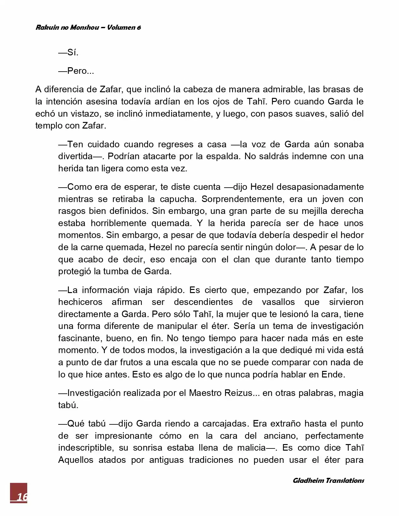 Rakuin No Monshou (Novela) - Capítulo 44 - Página 16 - LectorTMOo