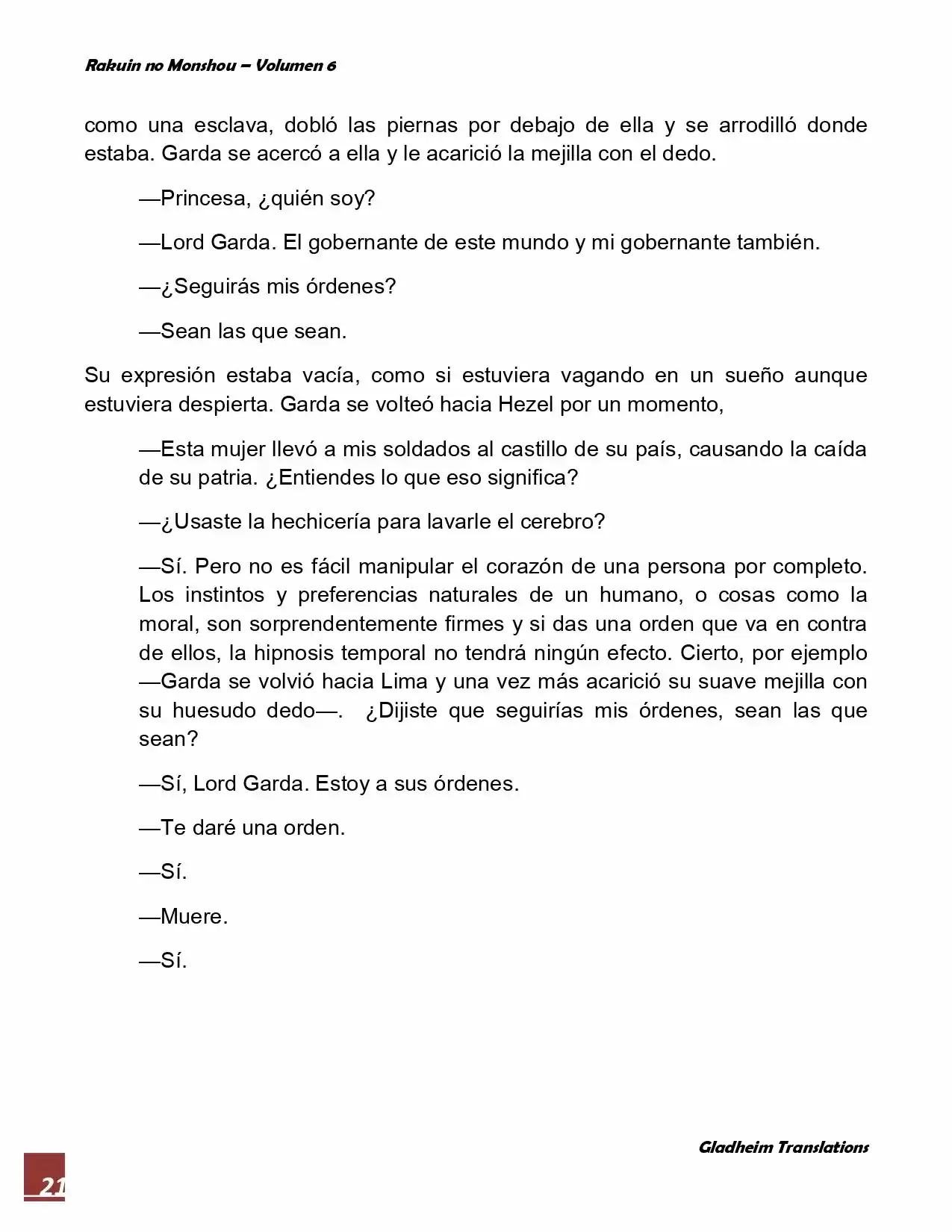 Rakuin No Monshou (Novela) - Capítulo 44 - Página 21 - LectorTMOo