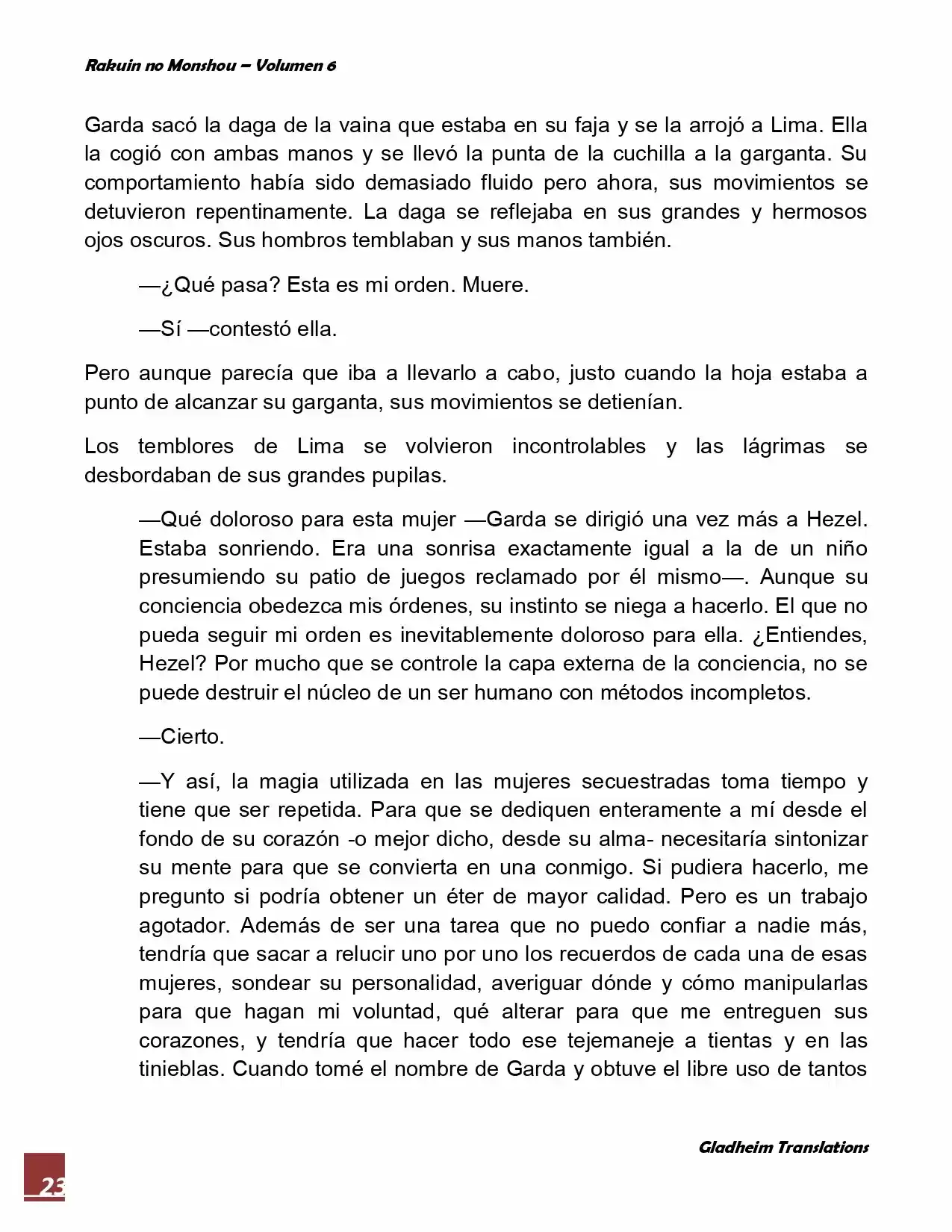Rakuin No Monshou (Novela) - Capítulo 44 - Página 23 - LectorTMOo