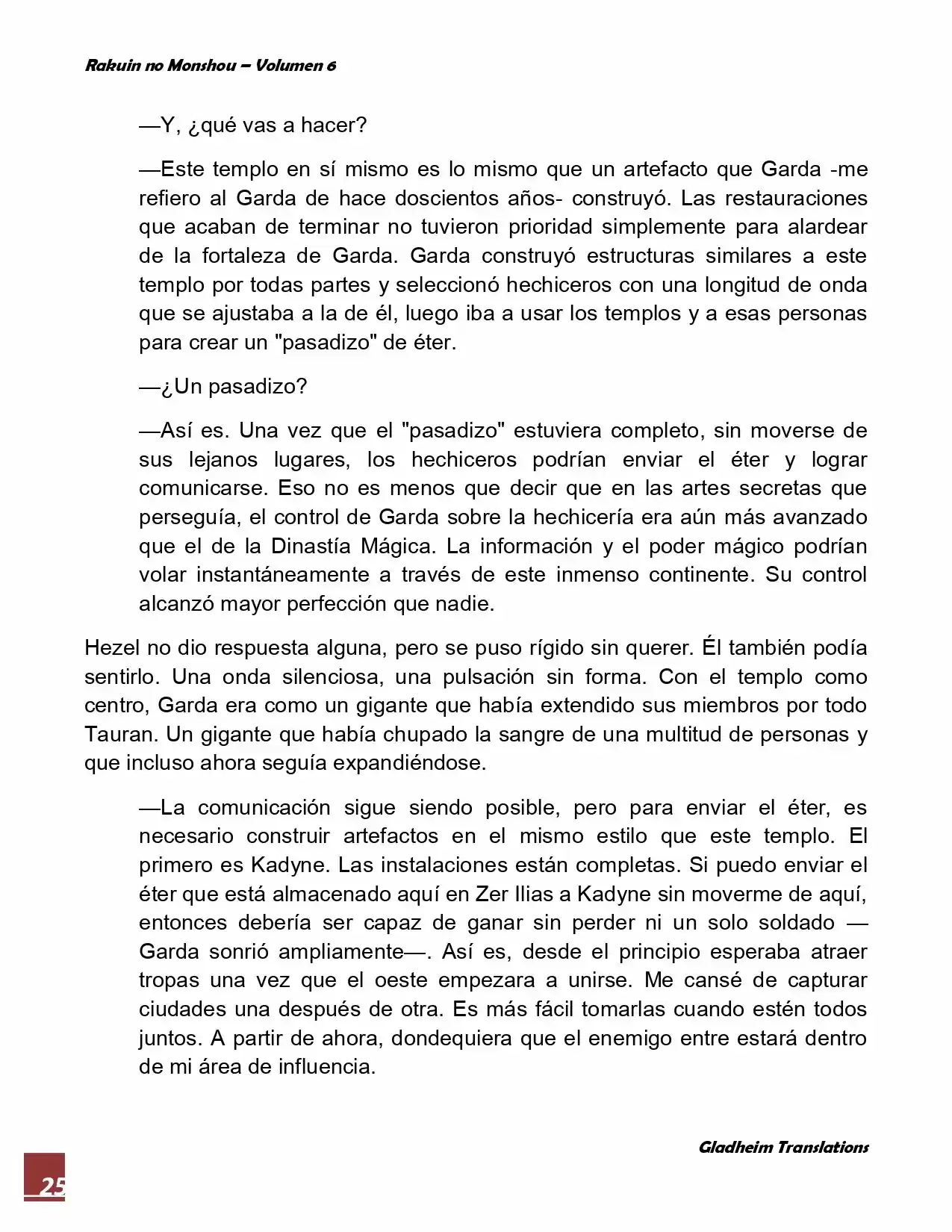 Rakuin No Monshou (Novela) - Capítulo 44 - Página 25 - LectorTMOo