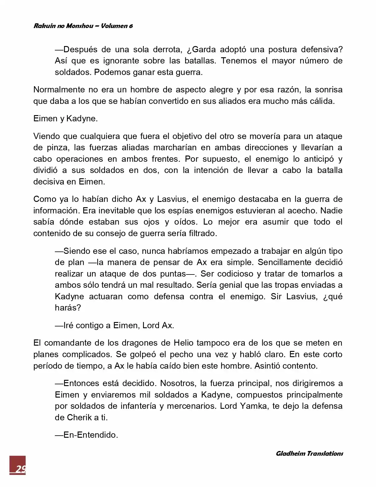 Rakuin No Monshou (Novela) - Capítulo 44 - Página 29 - LectorTMOo
