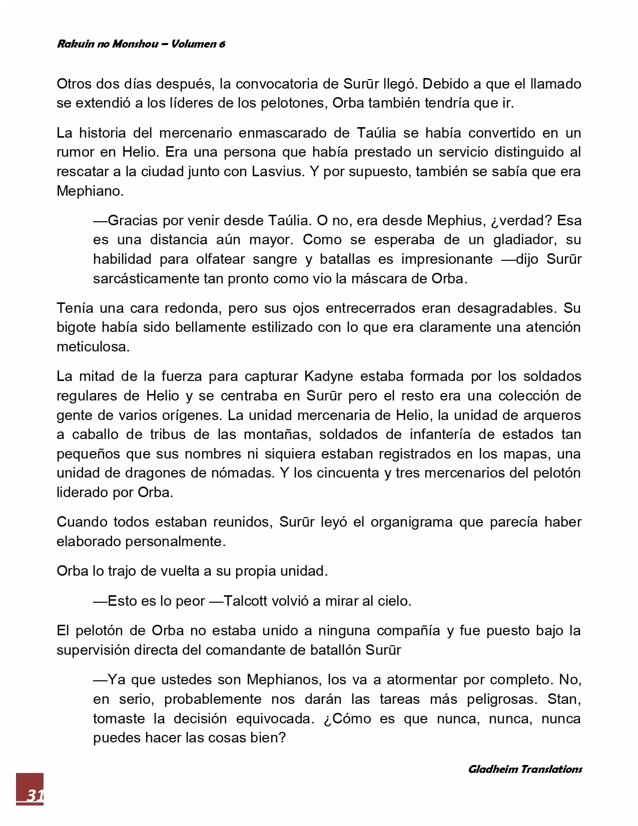 Rakuin No Monshou (Novela) - Capítulo 44 - Página 31 - LectorTMOo