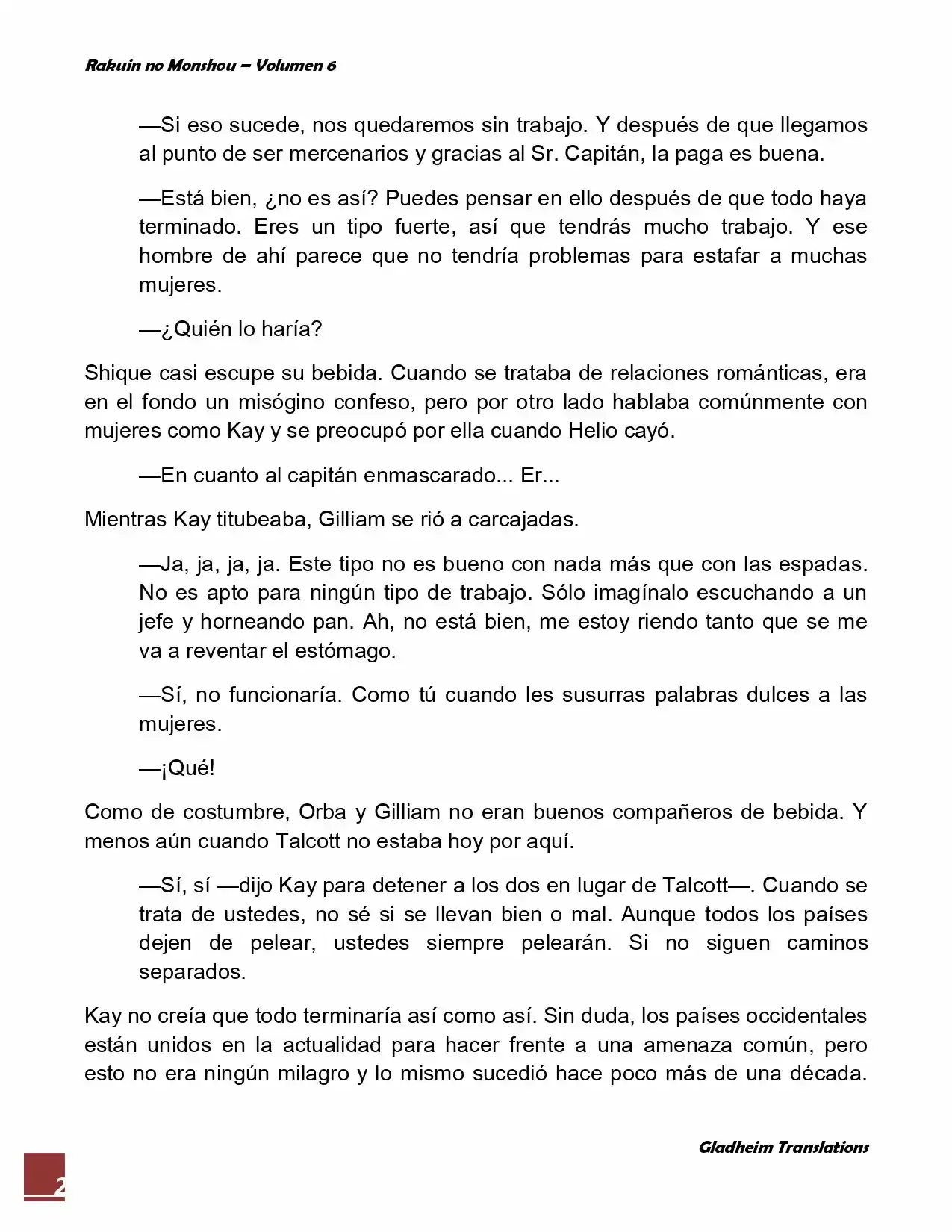 Rakuin No Monshou (Novela) - Capítulo 45 - Página 2 - LectorTMOo
