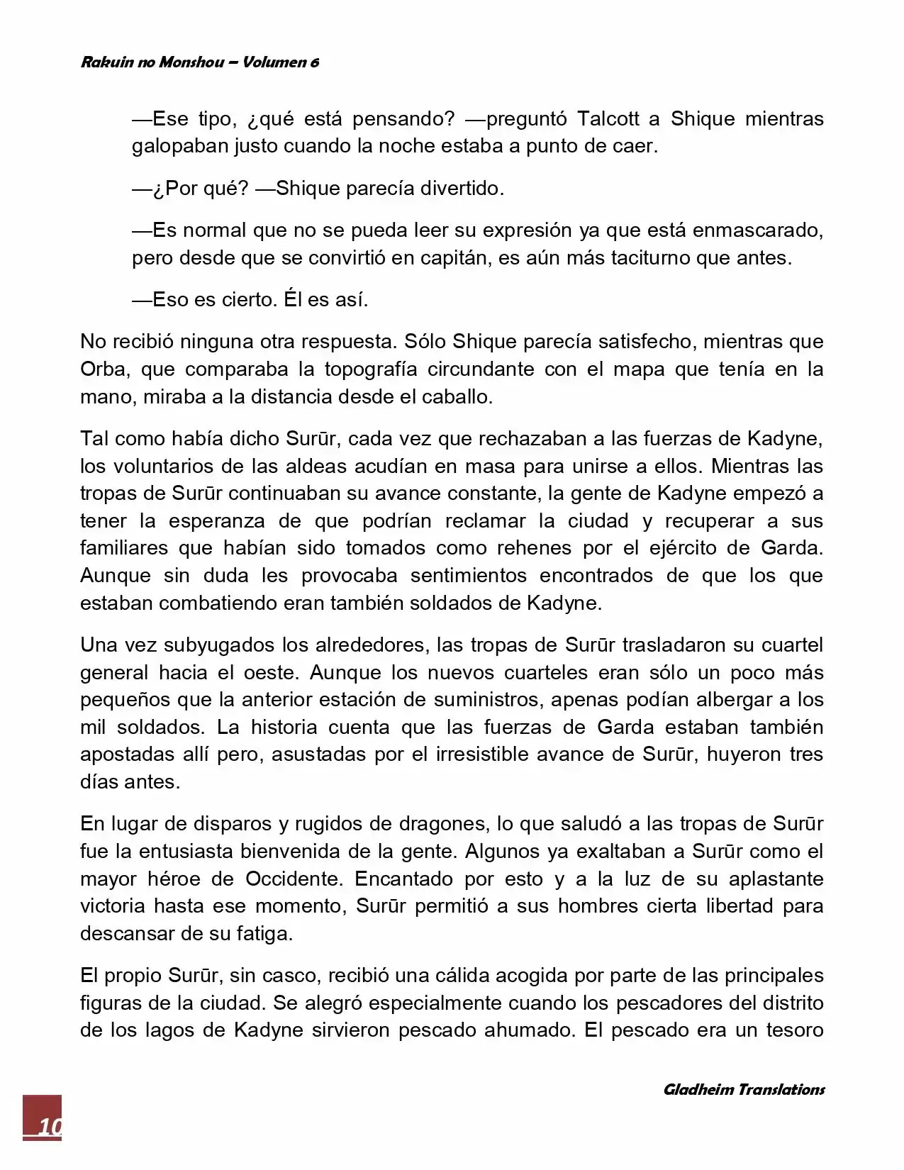 Rakuin No Monshou (Novela) - Capítulo 45 - Página 10 - LectorTMOo