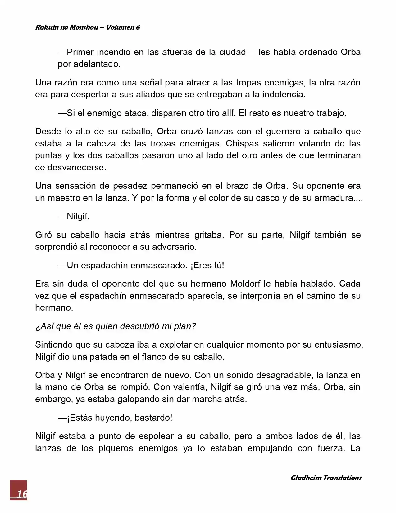 Rakuin No Monshou (Novela) - Capítulo 45 - Página 16 - LectorTMOo