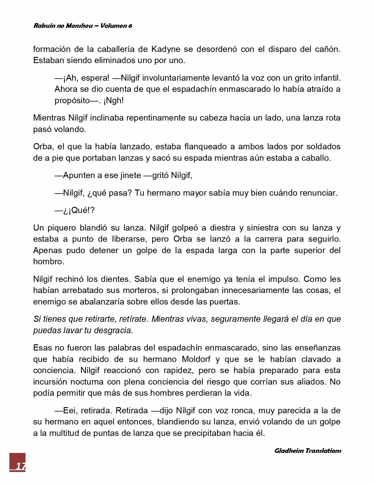 Rakuin No Monshou (Novela) - Capítulo 45 - Página 17 - LectorTMOo