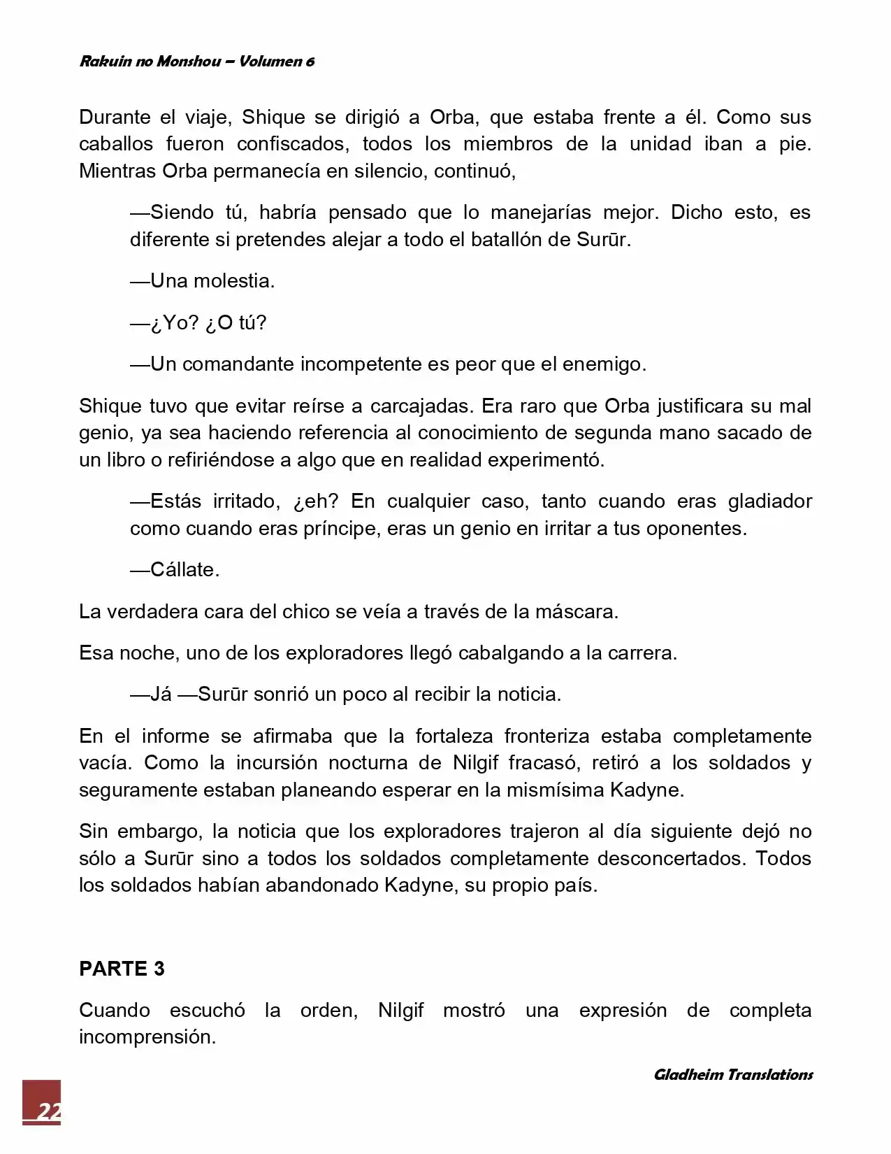 Rakuin No Monshou (Novela) - Capítulo 45 - Página 22 - LectorTMOo