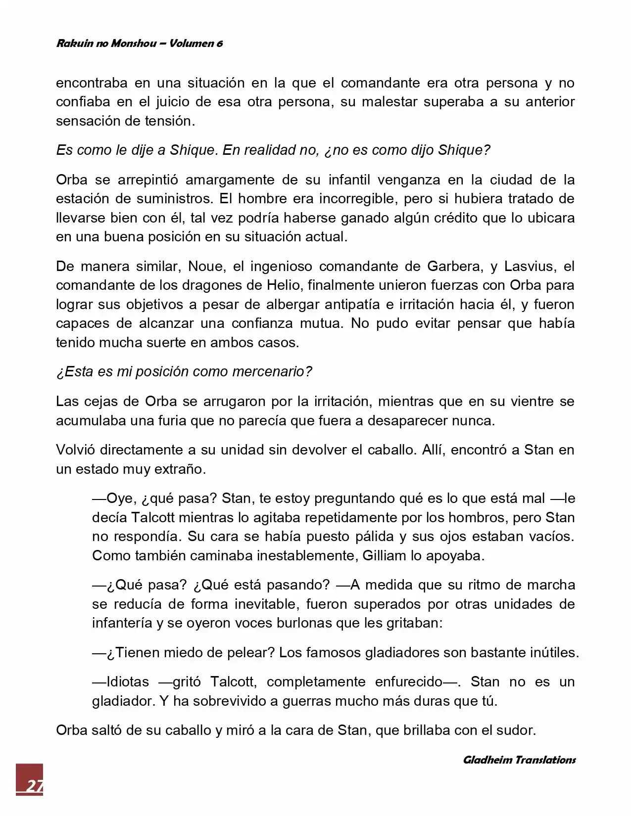 Rakuin No Monshou (Novela) - Capítulo 45 - Página 27 - LectorTMOo