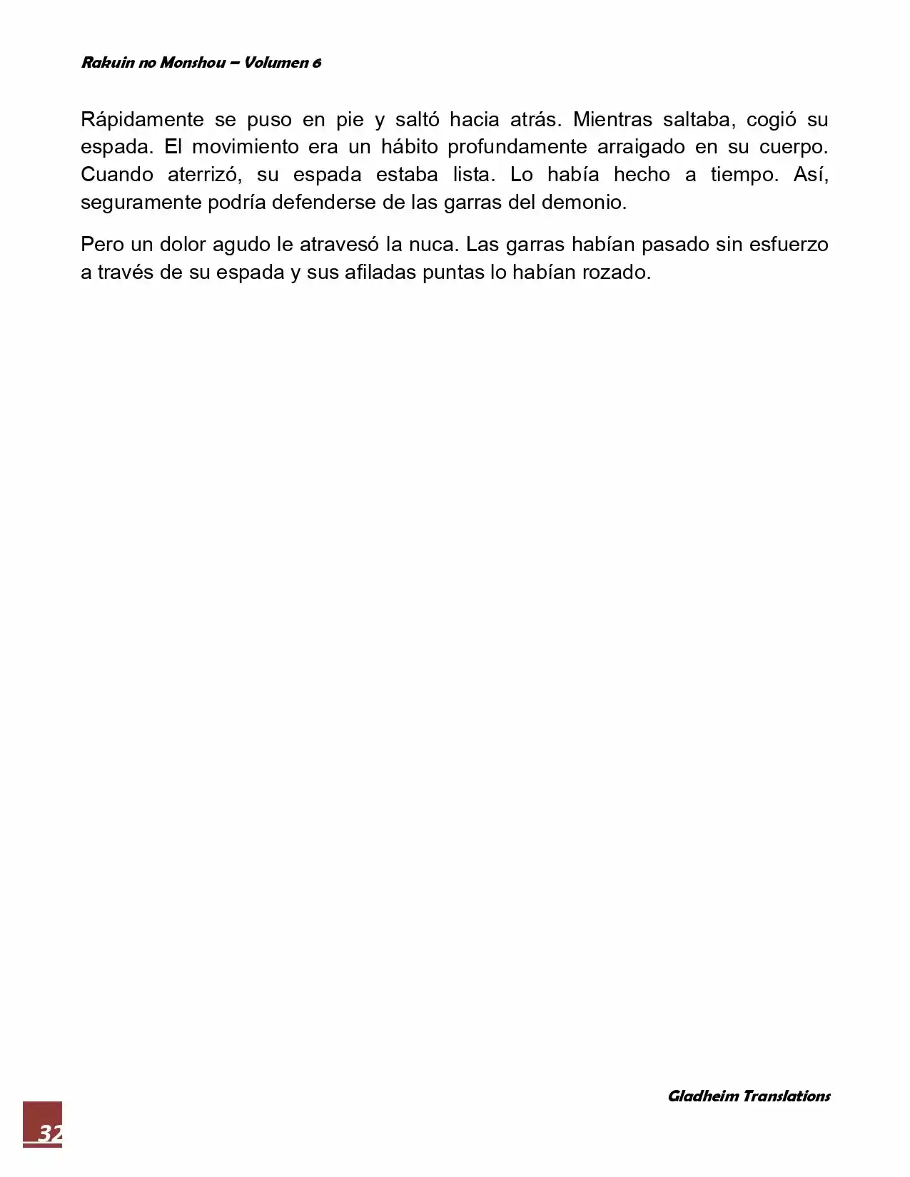 Rakuin No Monshou (Novela) - Capítulo 45 - Página 32 - LectorTMOo