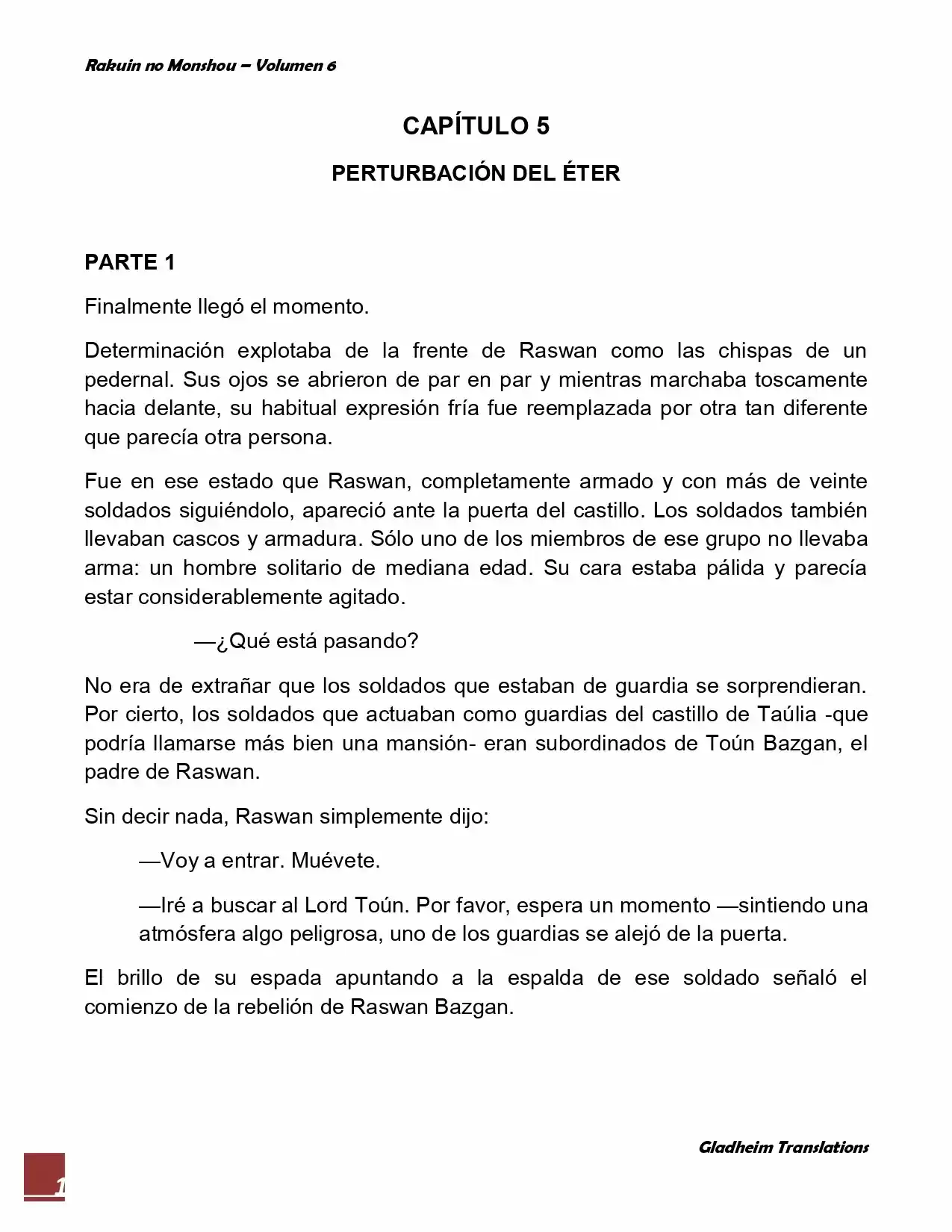 Rakuin No Monshou (Novela) - Capítulo 46 - Página 1 - LectorTMOo