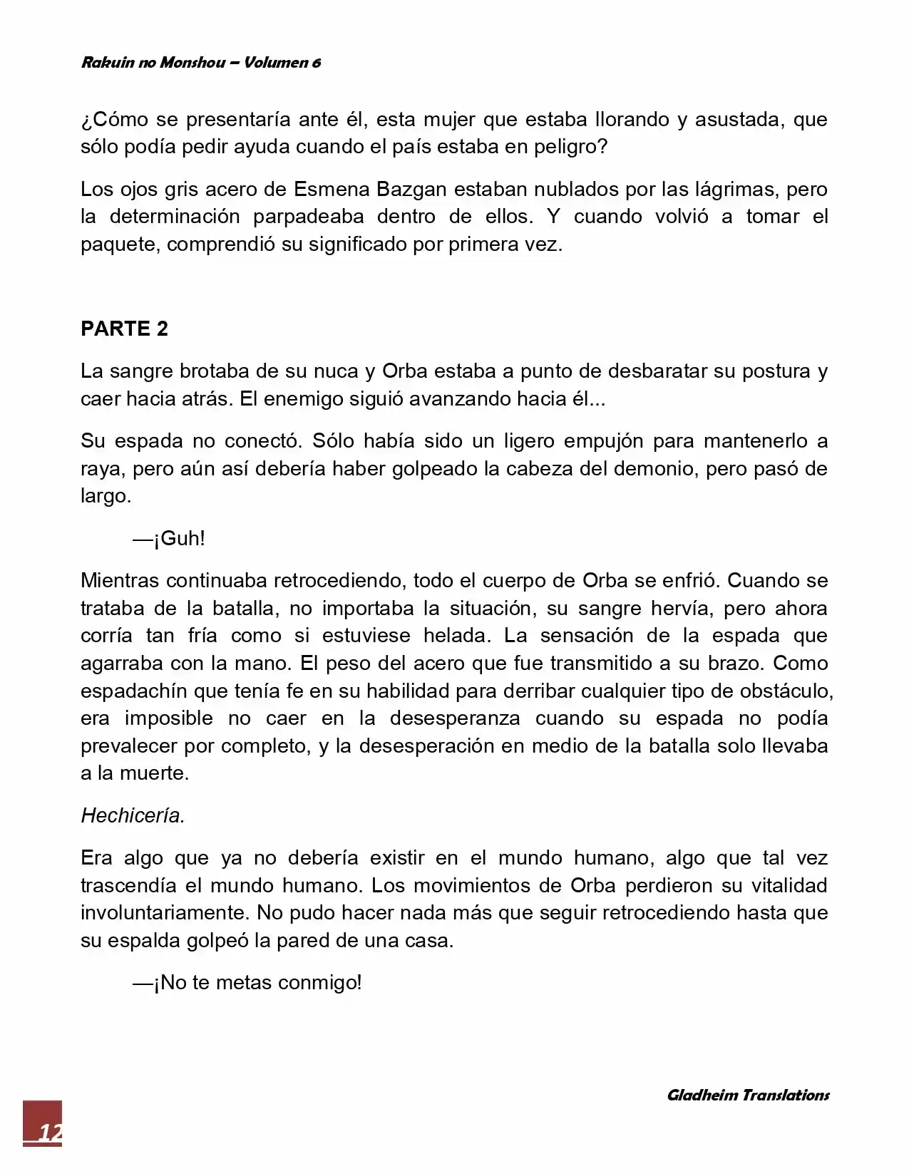 Rakuin No Monshou (Novela) - Capítulo 46 - Página 12 - LectorTMOo