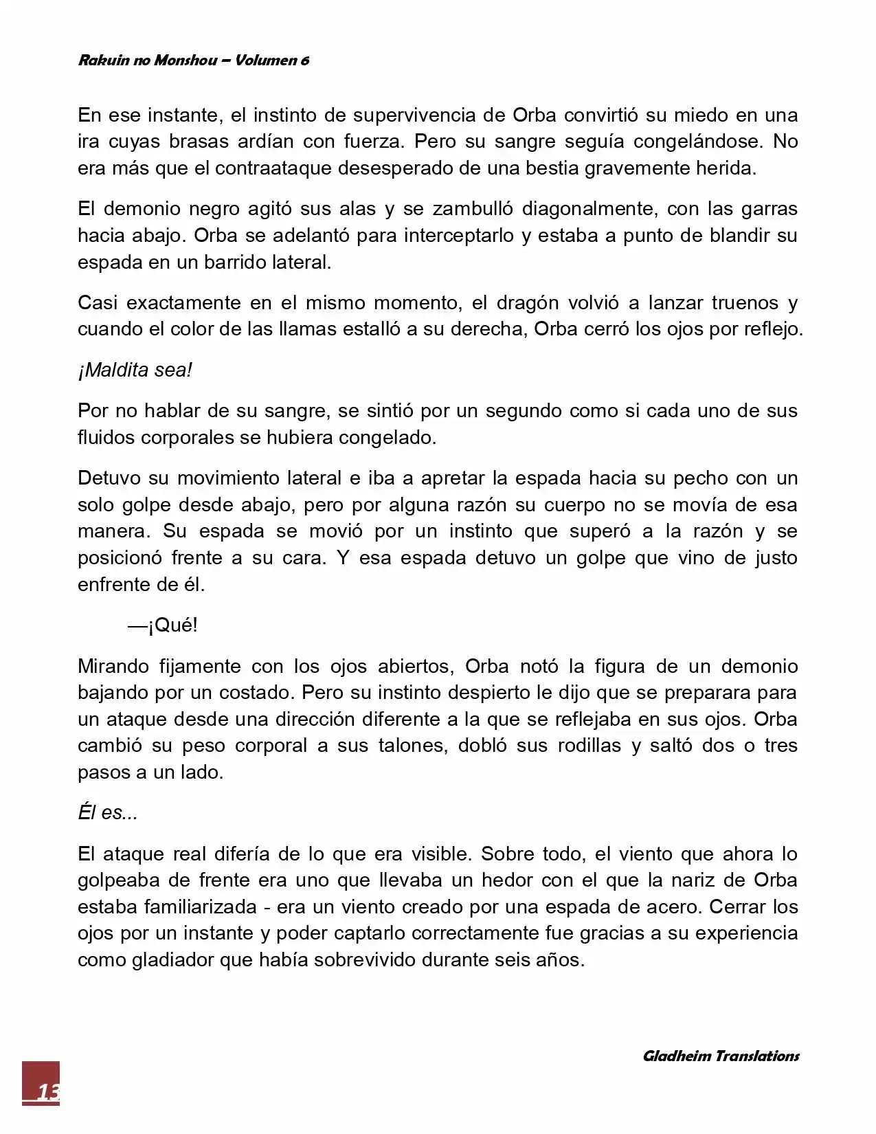 Rakuin No Monshou (Novela) - Capítulo 46 - Página 13 - LectorTMOo