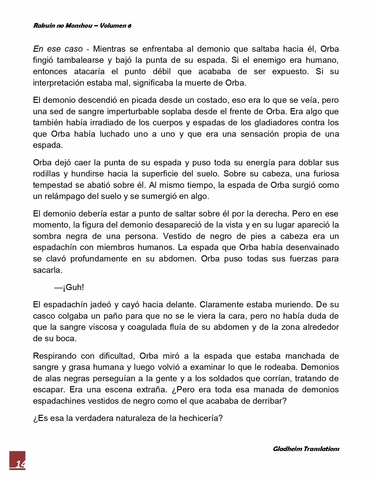 Rakuin No Monshou (Novela) - Capítulo 46 - Página 14 - LectorTMOo