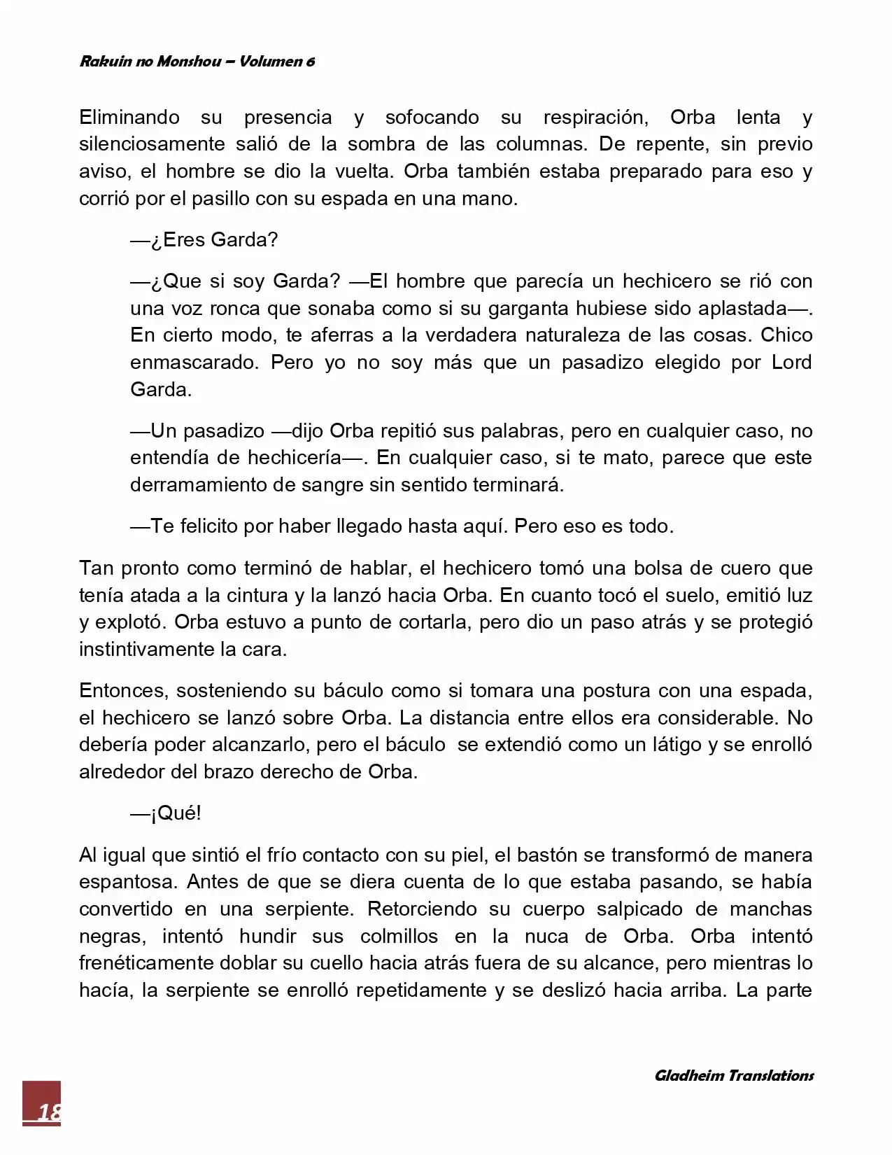 Rakuin No Monshou (Novela) - Capítulo 46 - Página 18 - LectorTMOo