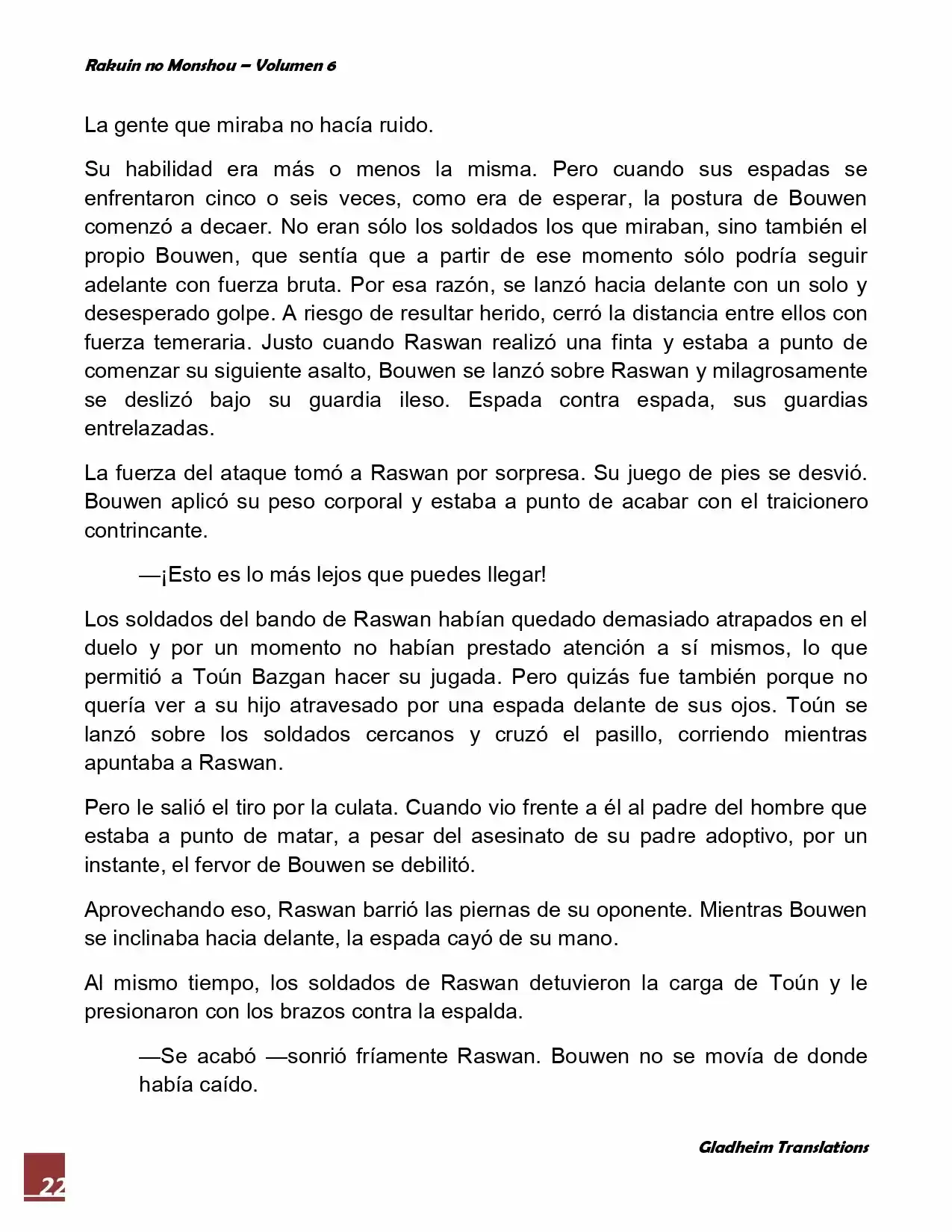 Rakuin No Monshou (Novela) - Capítulo 46 - Página 22 - LectorTMOo