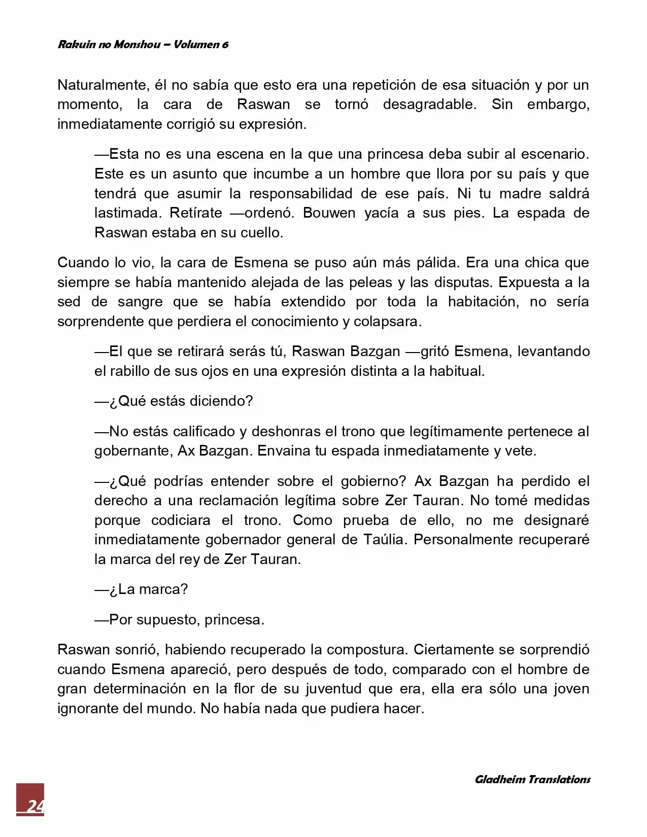 Rakuin No Monshou (Novela) - Capítulo 46 - Página 24 - LectorTMOo