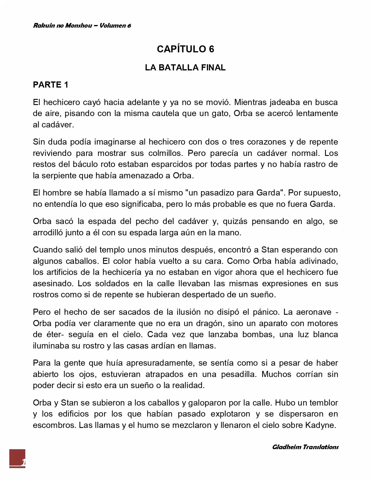 Rakuin No Monshou (Novela) - Capítulo 47 - Página 1 - LectorTMOo