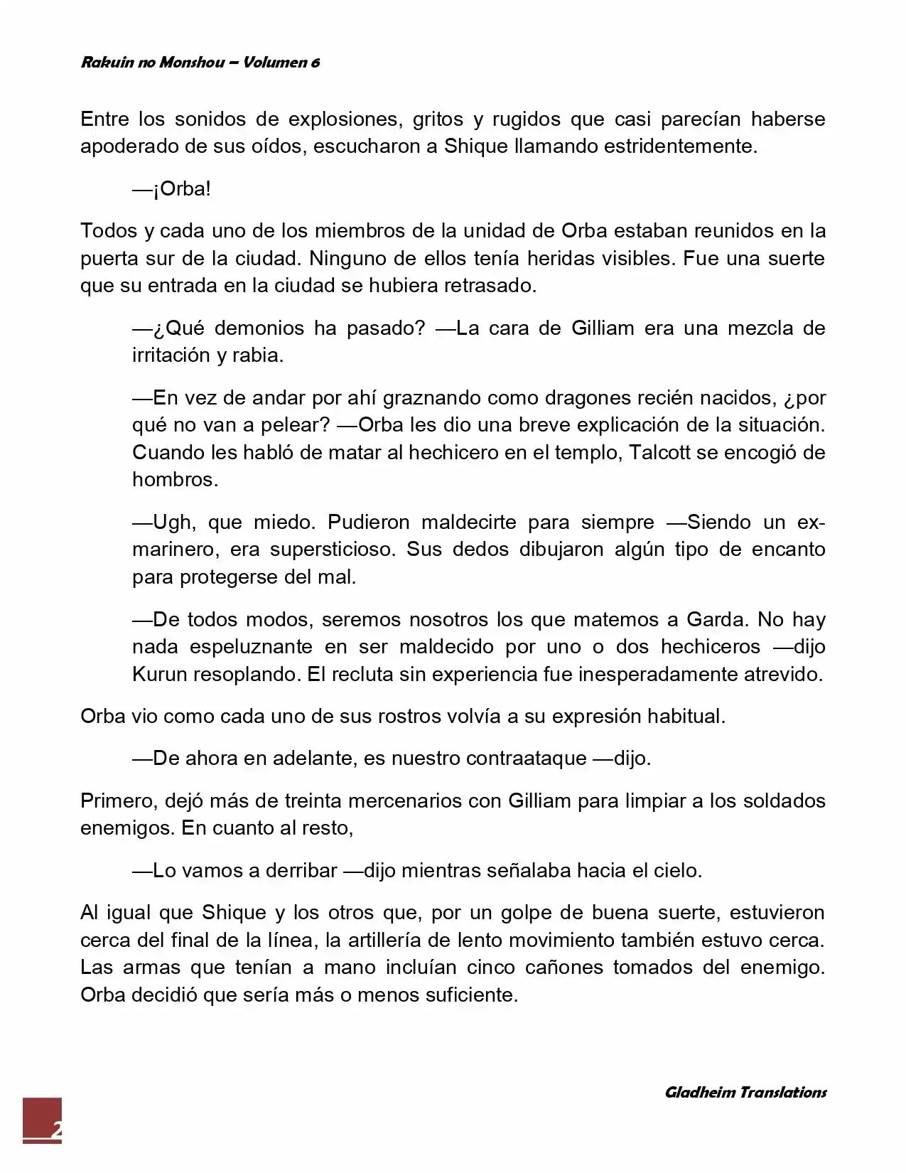 Rakuin No Monshou (Novela) - Capítulo 47 - Página 2 - LectorTMOo