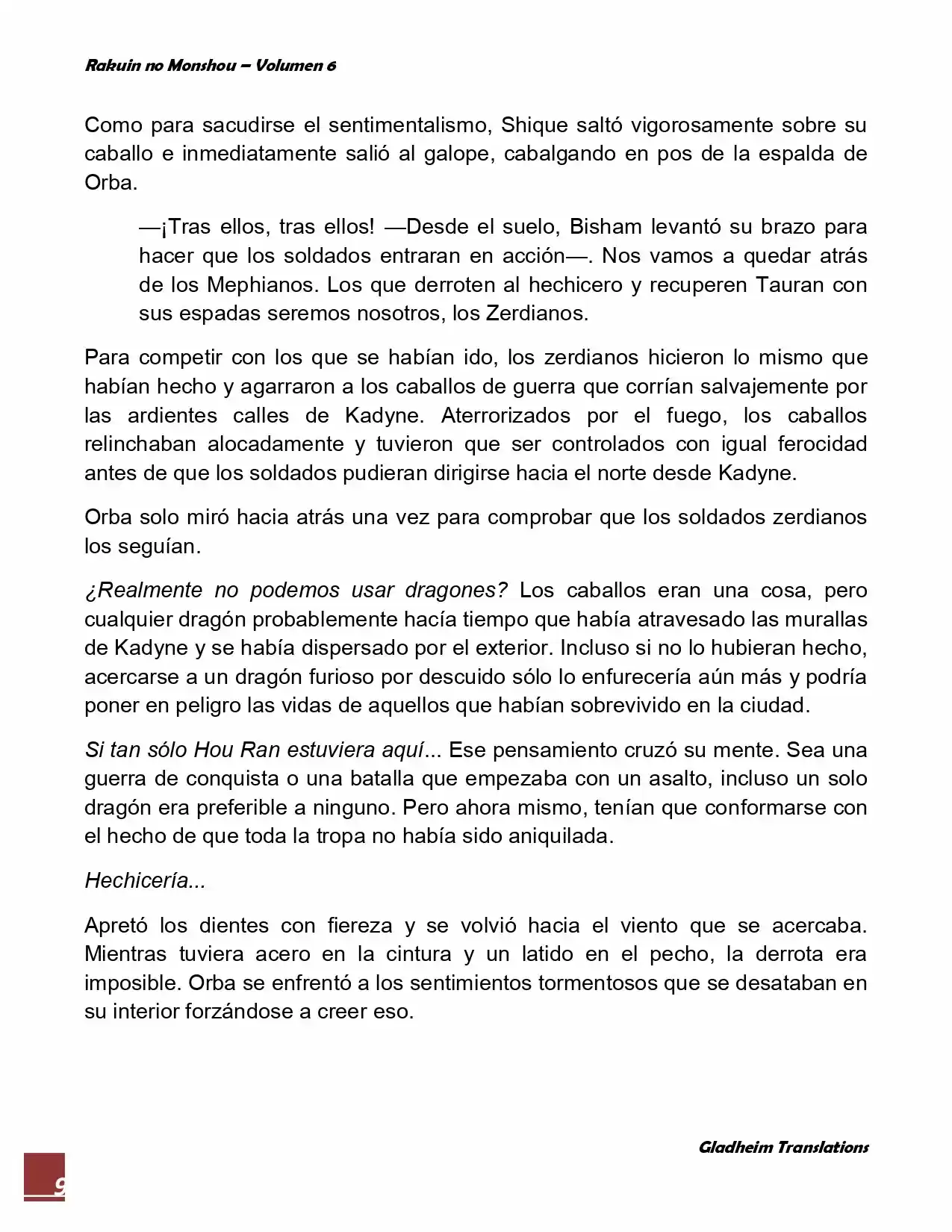 Rakuin No Monshou (Novela) - Capítulo 47 - Página 9 - LectorTMOo