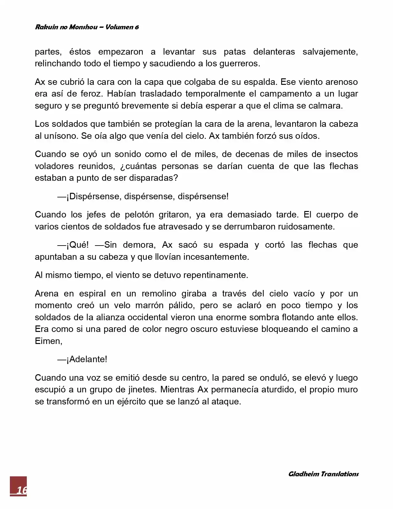 Rakuin No Monshou (Novela) - Capítulo 47 - Página 16 - LectorTMOo