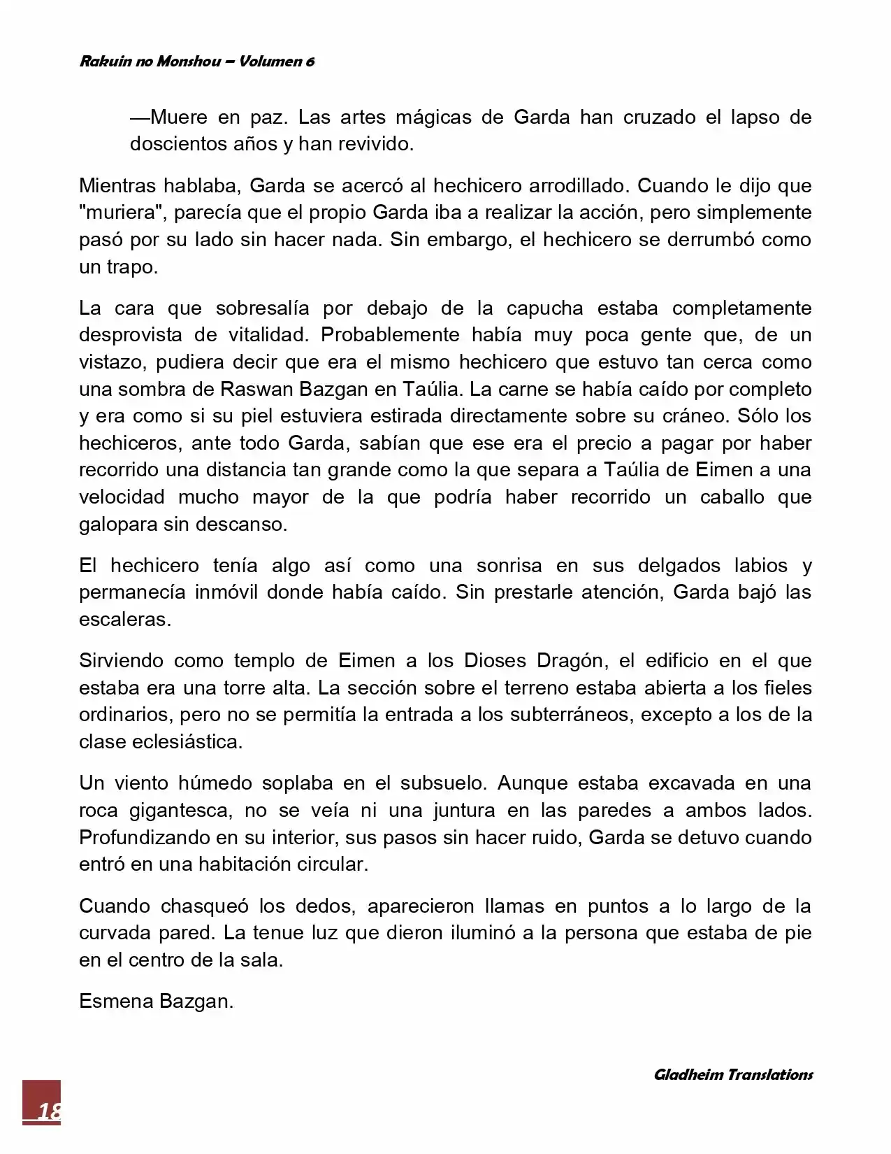 Rakuin No Monshou (Novela) - Capítulo 47 - Página 18 - LectorTMOo