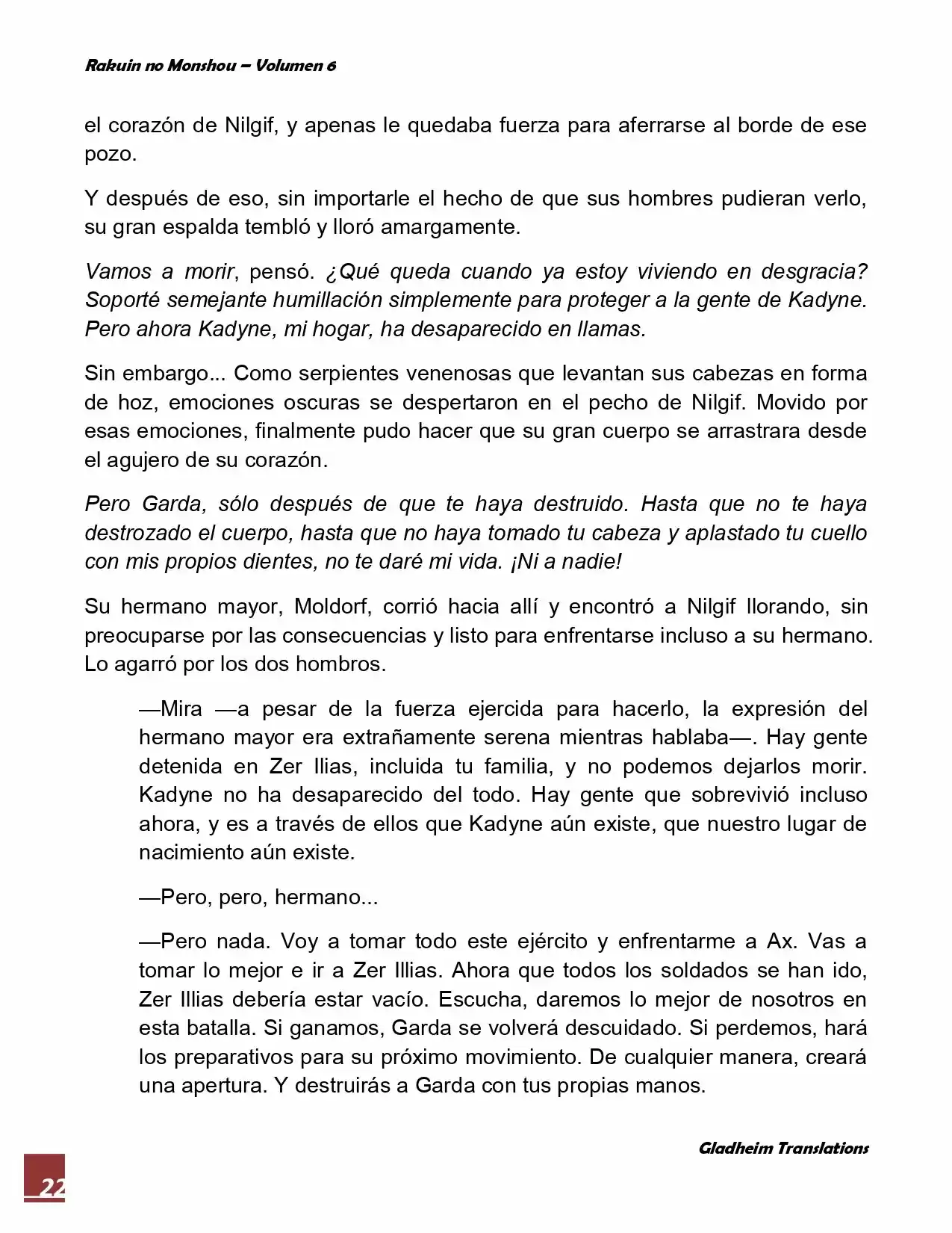 Rakuin No Monshou (Novela) - Capítulo 47 - Página 22 - LectorTMOo