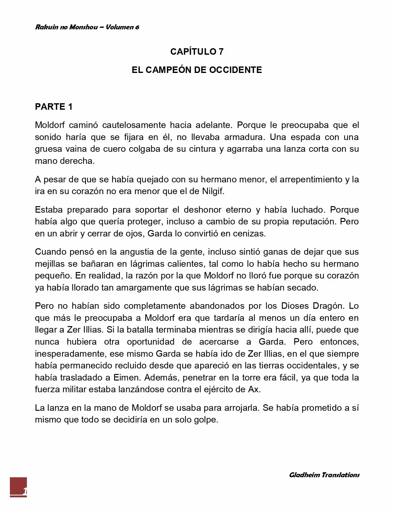Rakuin No Monshou (Novela) - Capítulo 48 - Página 1 - LectorTMOo
