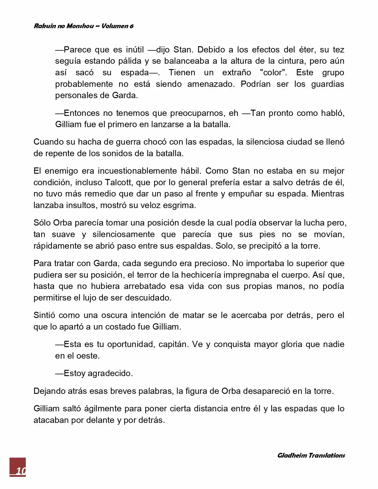 Rakuin No Monshou (Novela) - Capítulo 48 - Página 10 - LectorTMOo