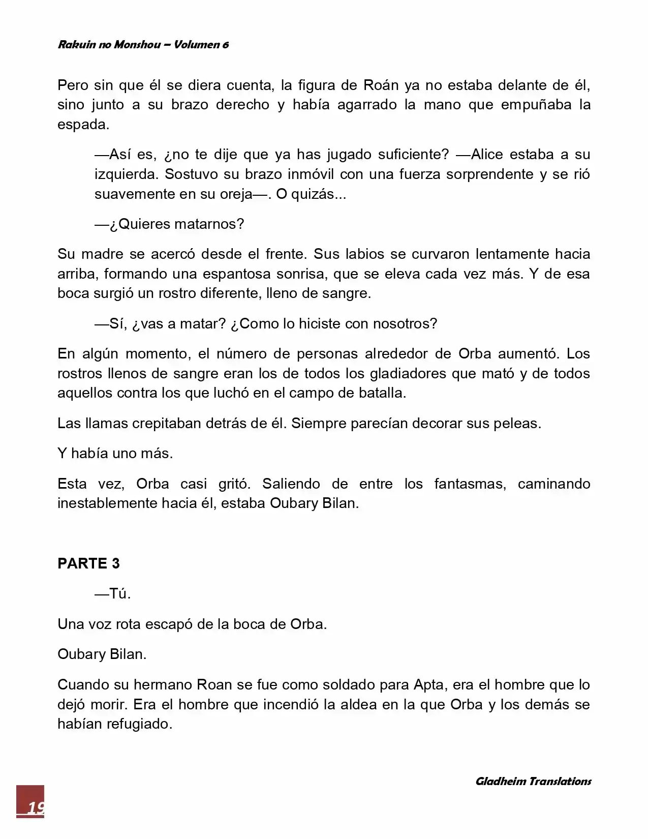 Rakuin No Monshou (Novela) - Capítulo 48 - Página 19 - LectorTMOo