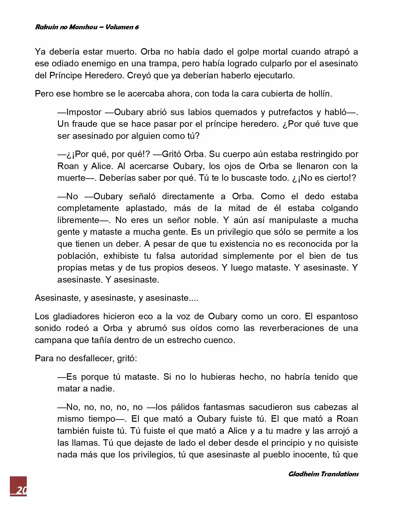 Rakuin No Monshou (Novela) - Capítulo 48 - Página 20 - LectorTMOo