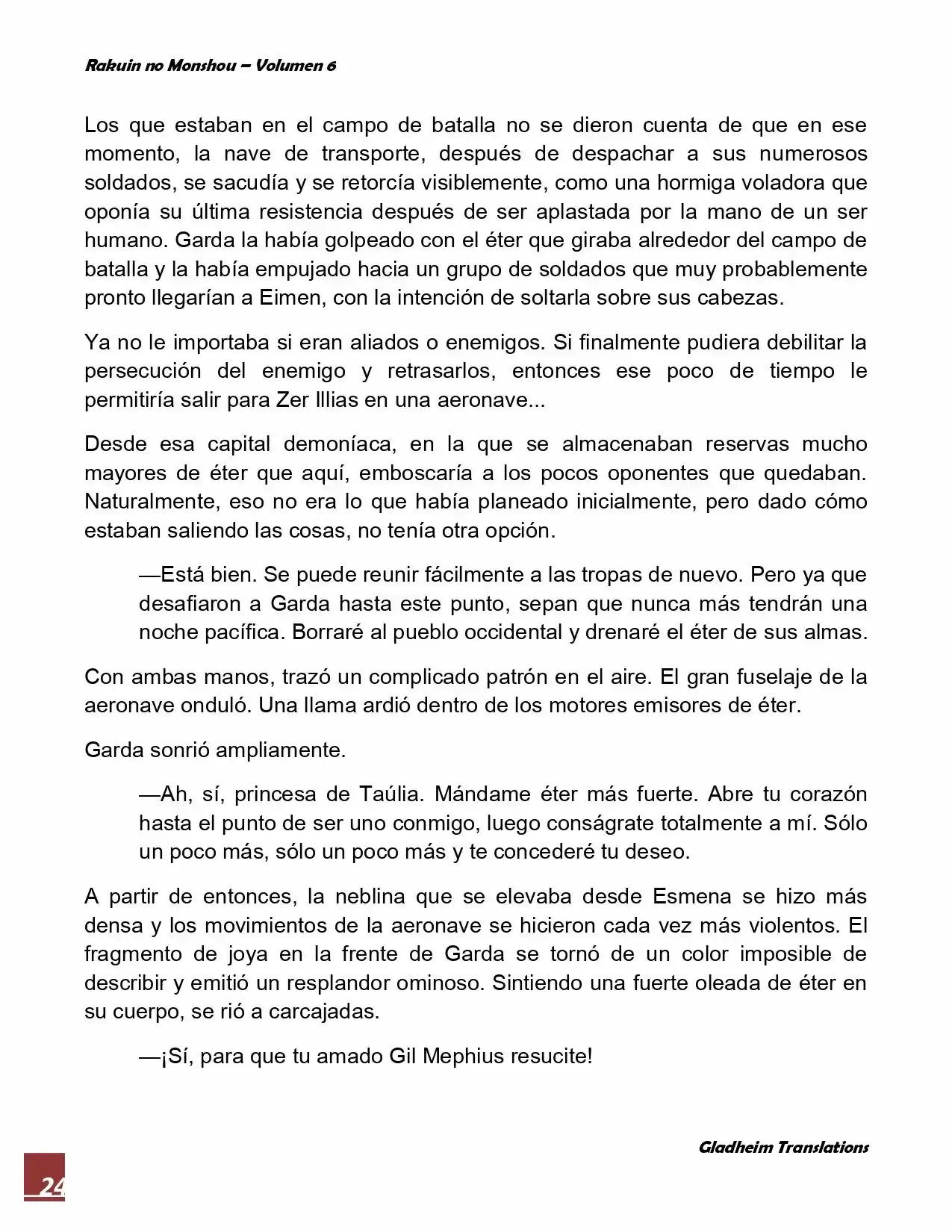 Rakuin No Monshou (Novela) - Capítulo 48 - Página 24 - LectorTMOo