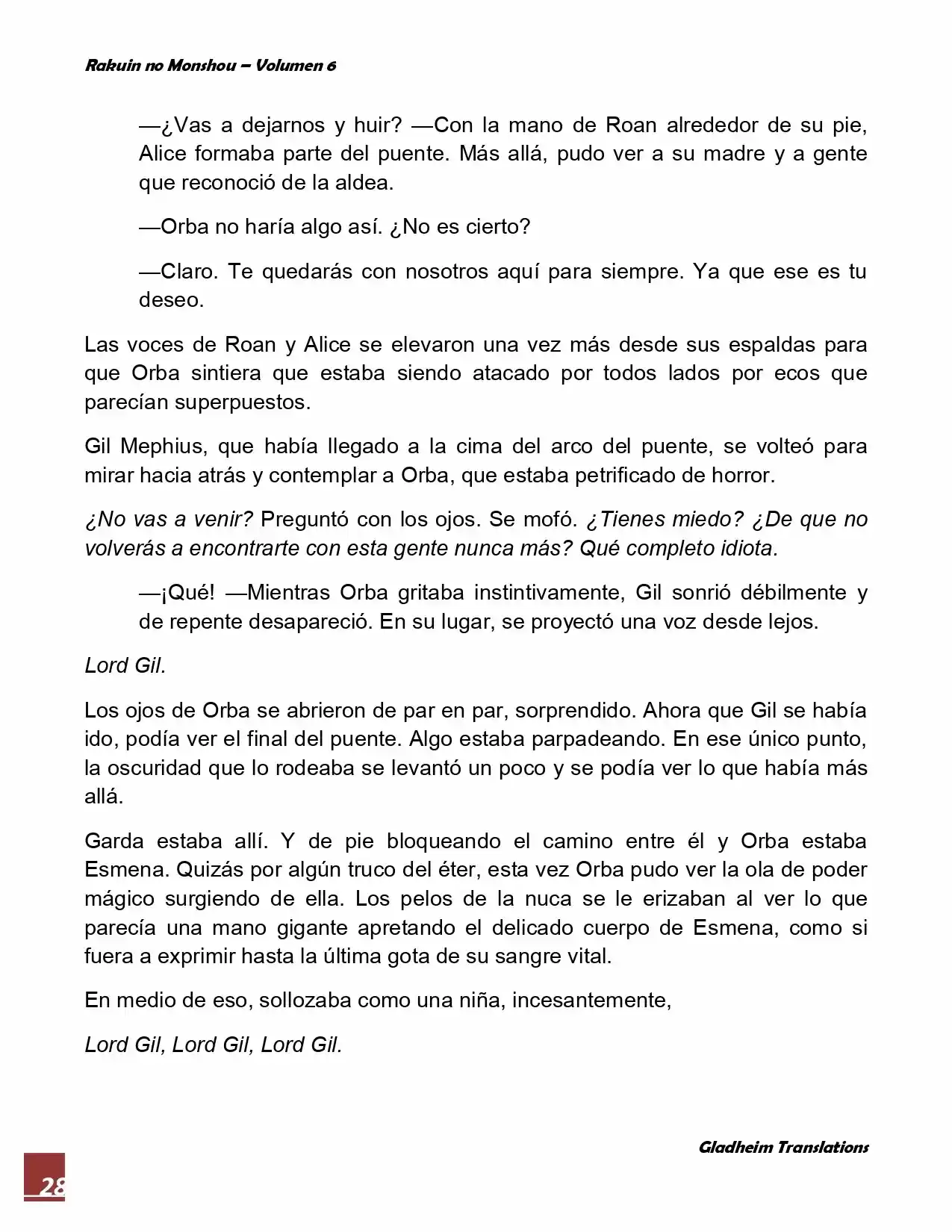 Rakuin No Monshou (Novela) - Capítulo 48 - Página 28 - LectorTMOo
