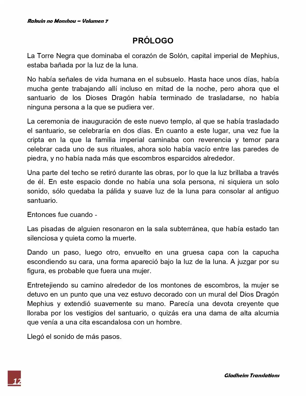 Rakuin No Monshou (Novela) - Capítulo 49 - Página 12 - LectorTMOo