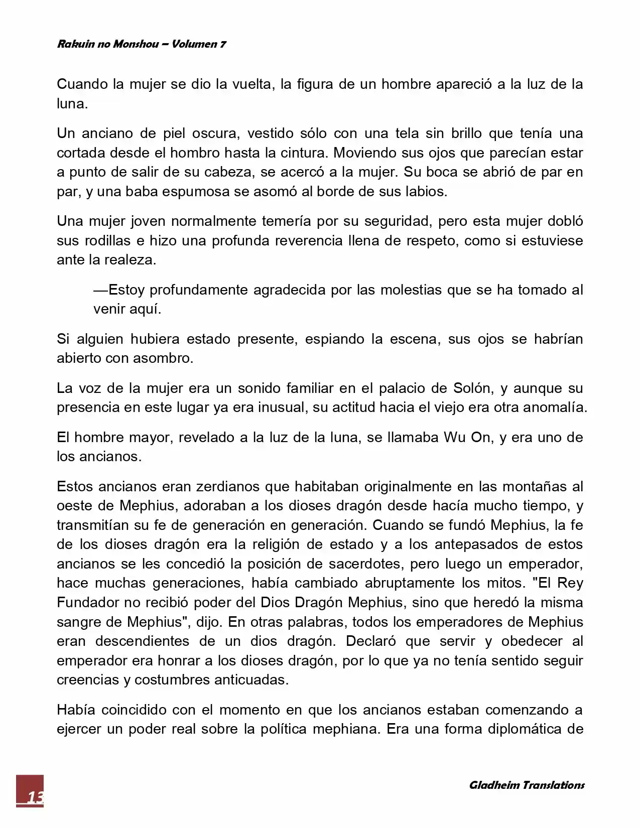 Rakuin No Monshou (Novela) - Capítulo 49 - Página 13 - LectorTMOo