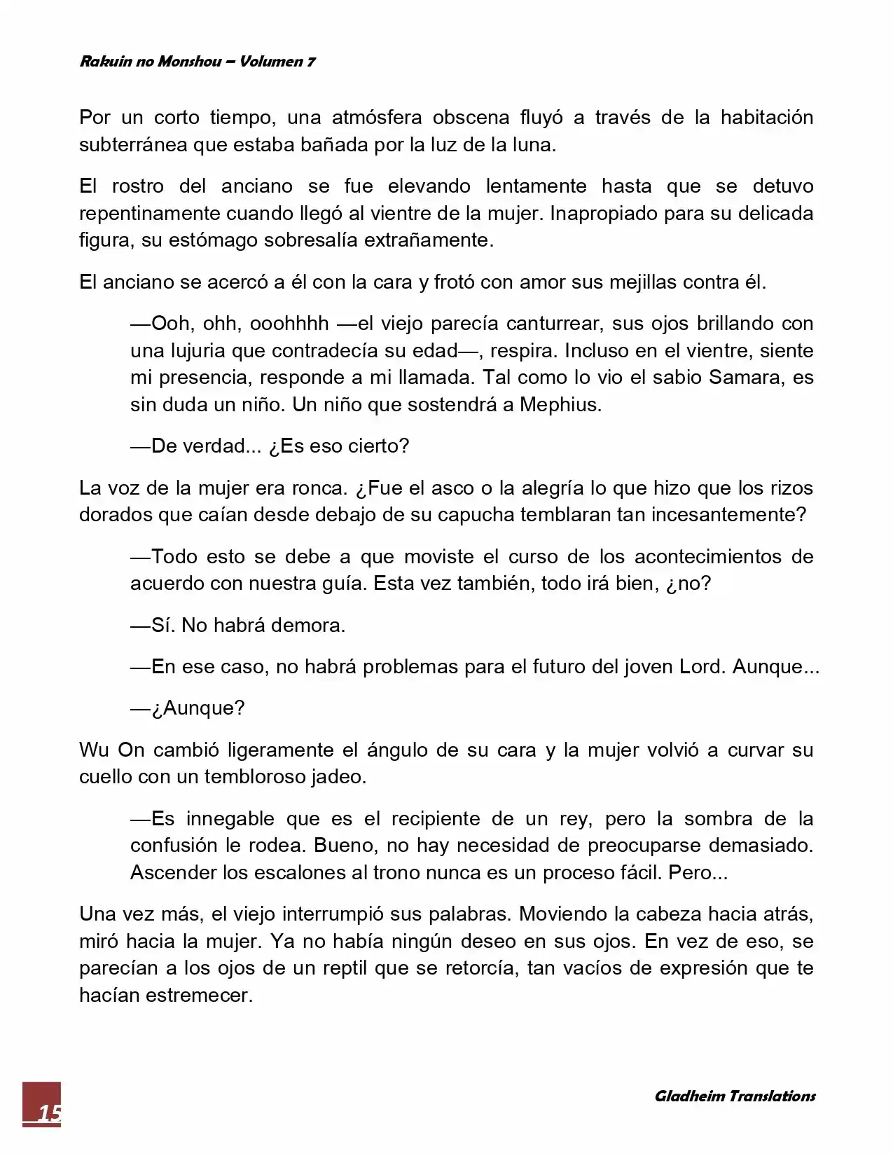 Rakuin No Monshou (Novela) - Capítulo 49 - Página 15 - LectorTMOo