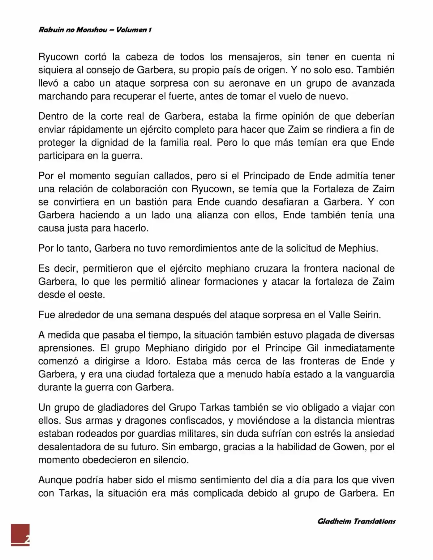 Rakuin No Monshou (Novela) - Capítulo 5 - Página 2 - LectorTMOo