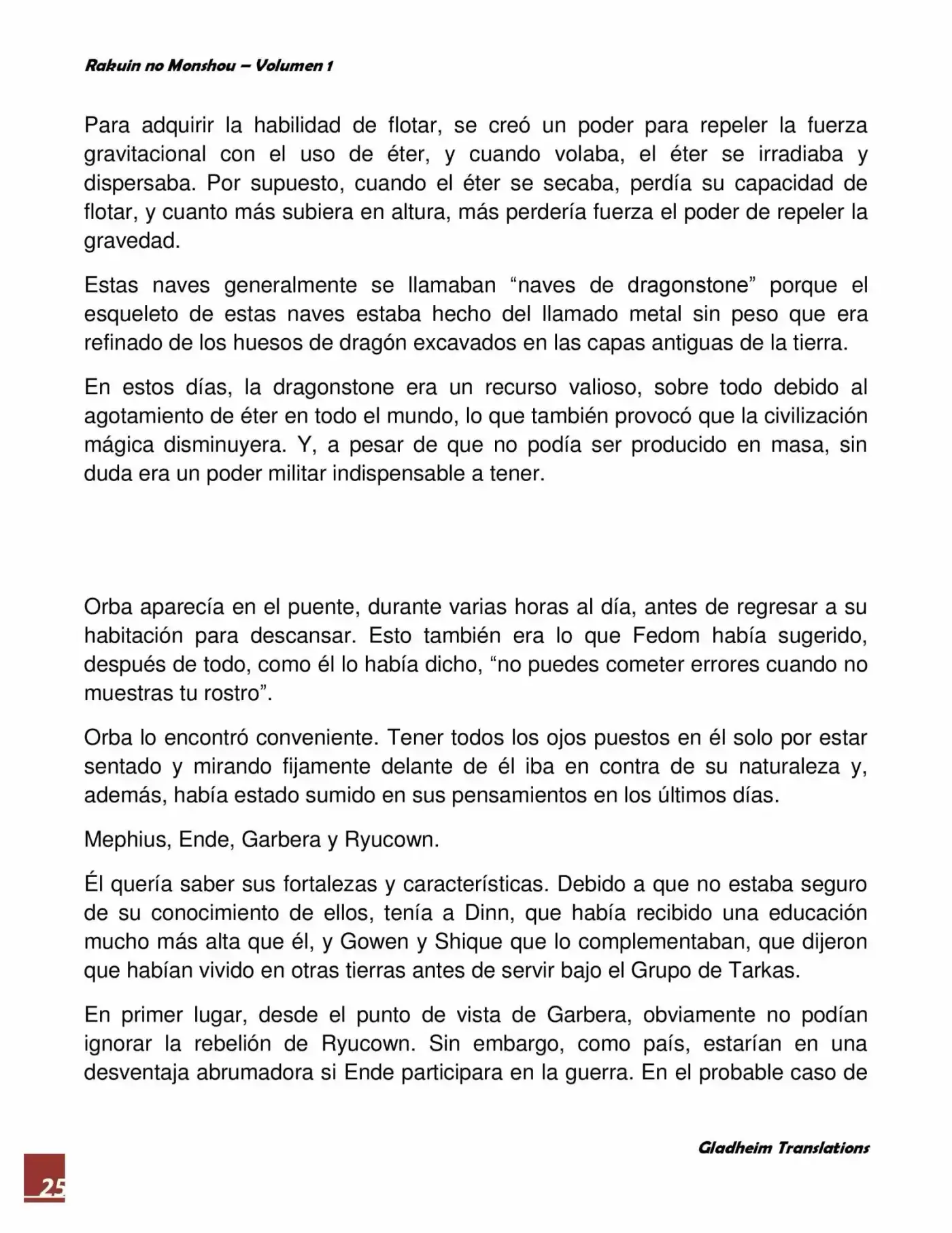 Rakuin No Monshou (Novela) - Capítulo 5 - Página 25 - LectorTMOo