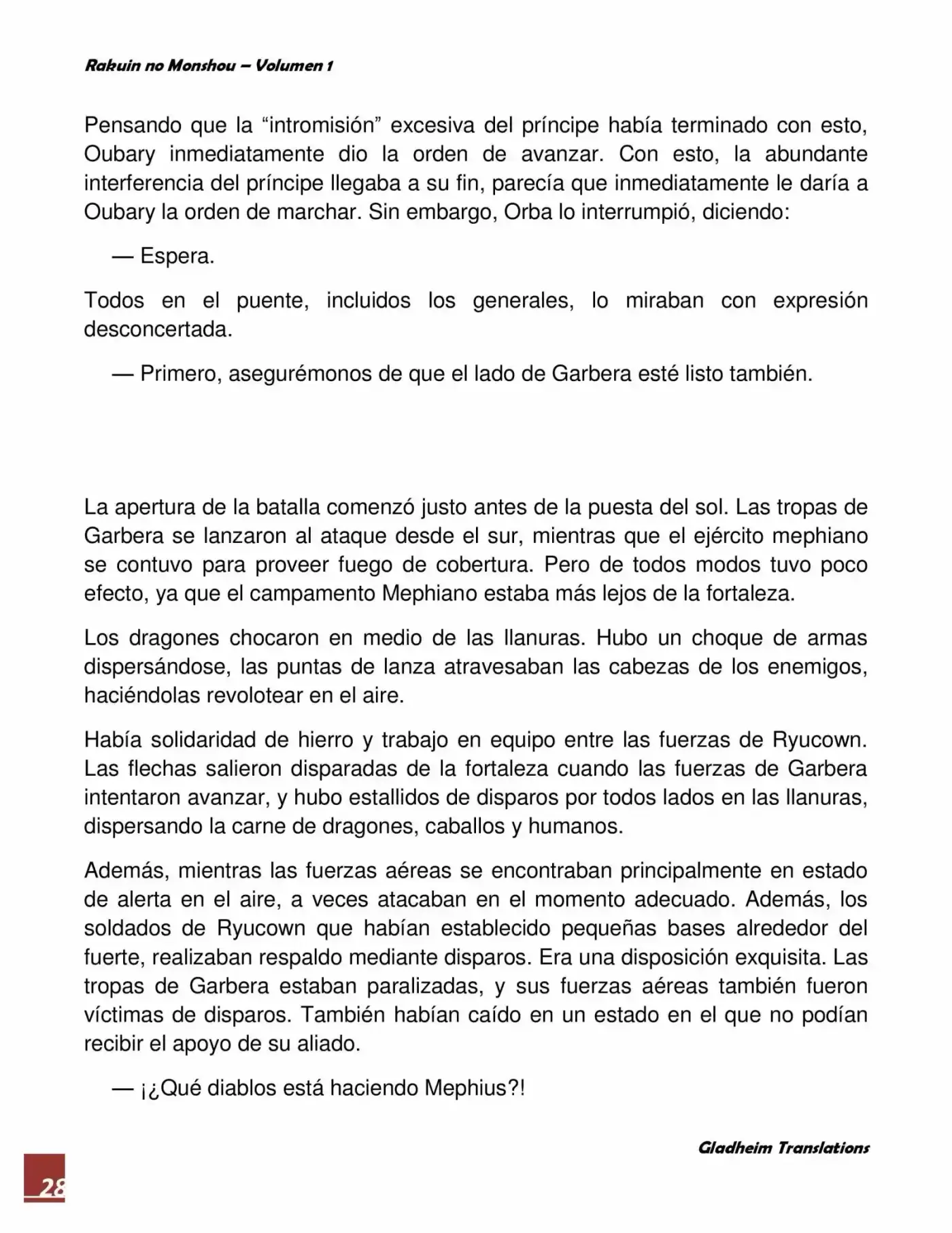 Rakuin No Monshou (Novela) - Capítulo 5 - Página 28 - LectorTMOo