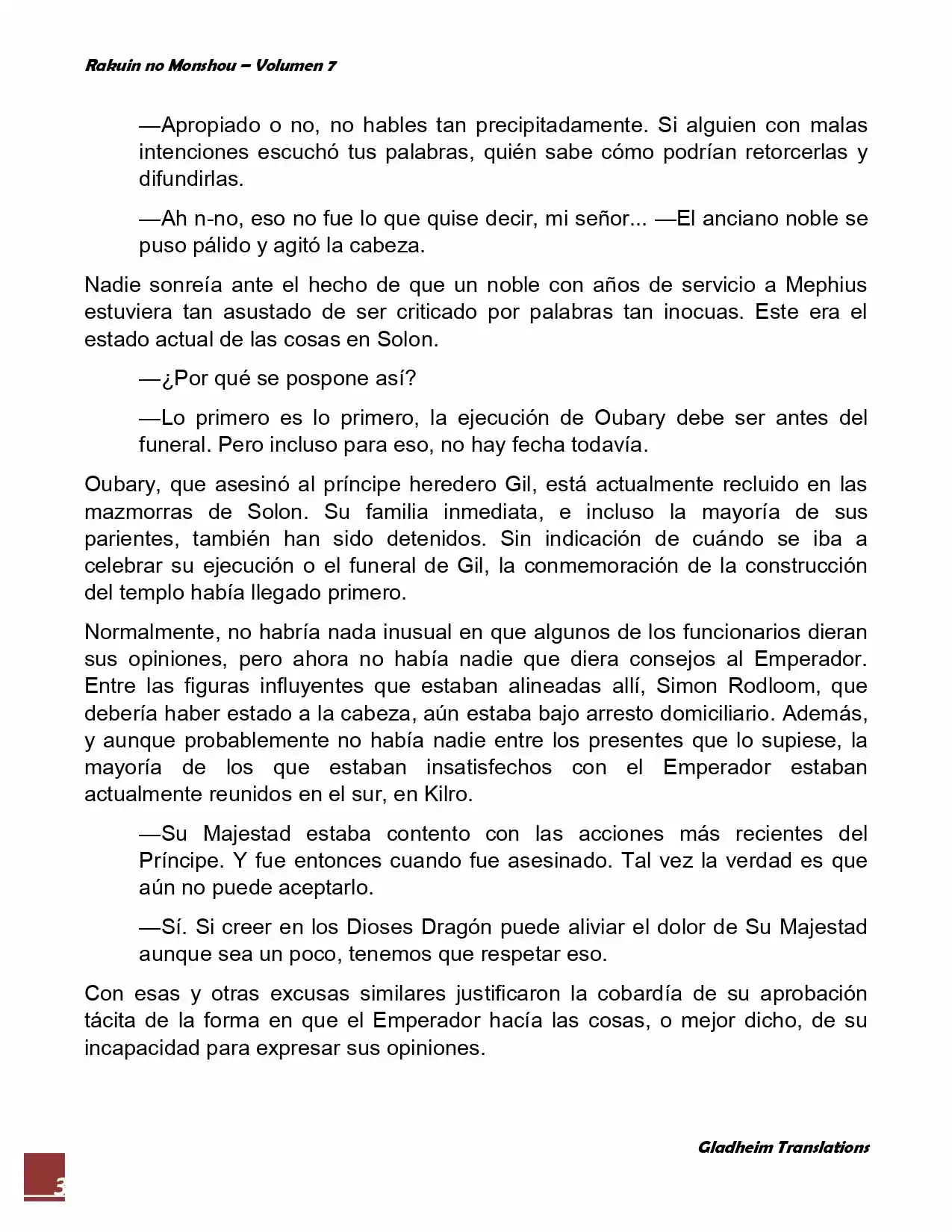 Rakuin No Monshou (Novela) - Capítulo 50 - Página 3 - LectorTMOo