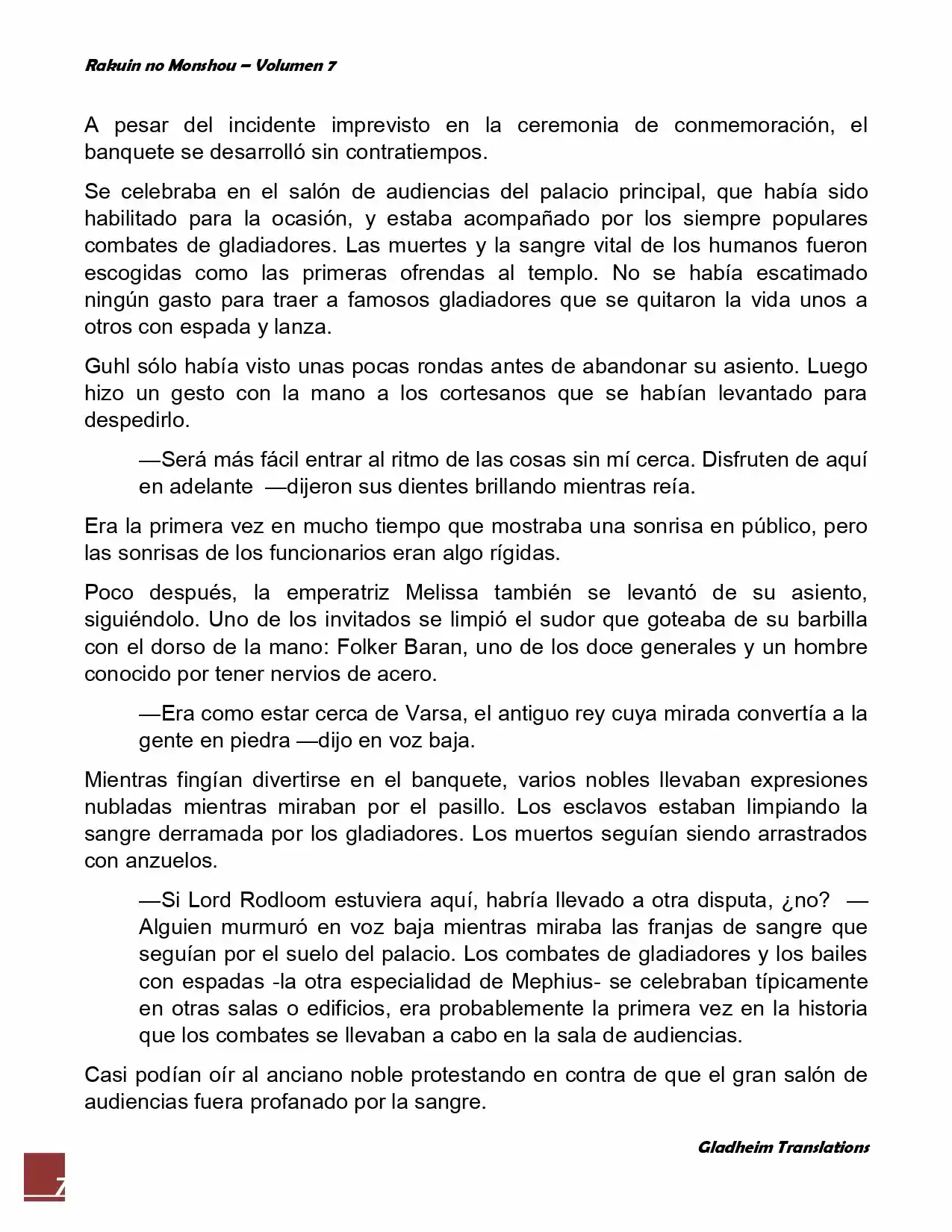 Rakuin No Monshou (Novela) - Capítulo 50 - Página 7 - LectorTMOo
