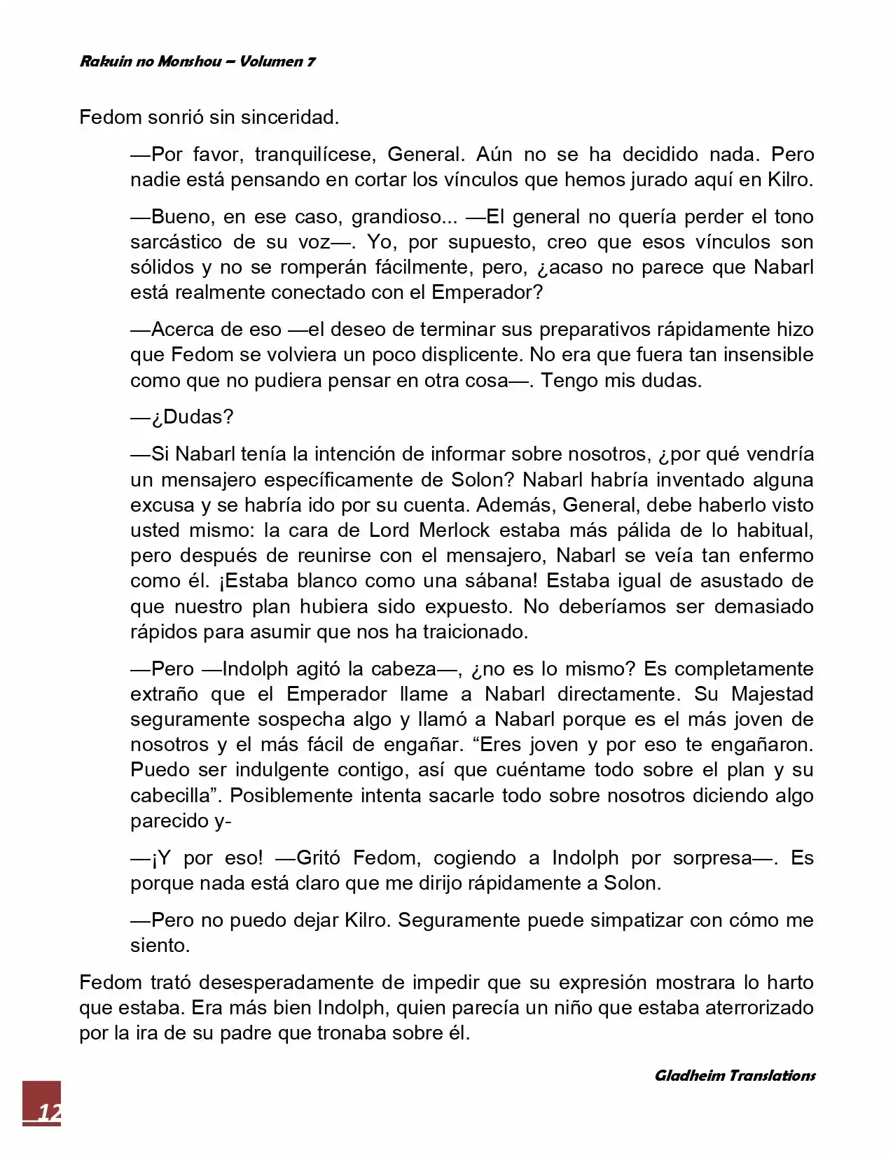 Rakuin No Monshou (Novela) - Capítulo 50 - Página 12 - LectorTMOo