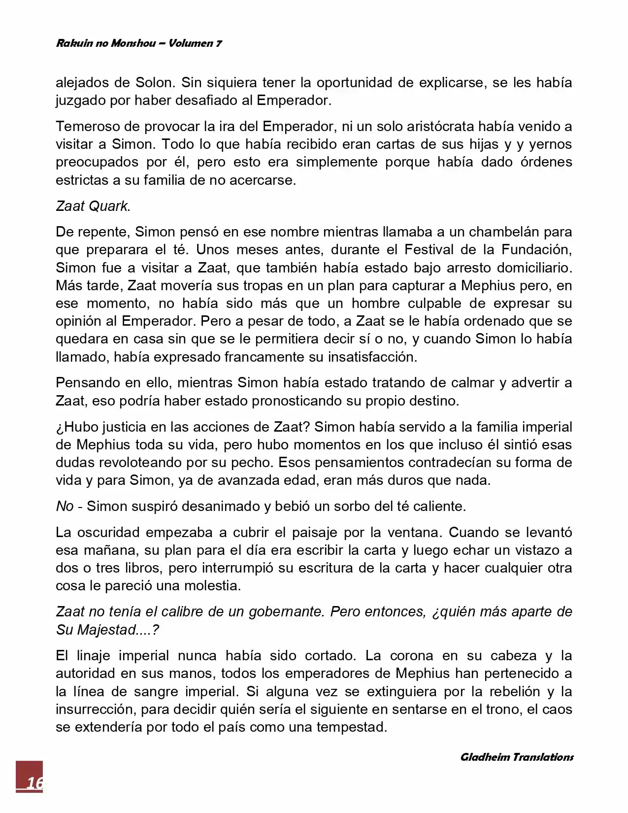 Rakuin No Monshou (Novela) - Capítulo 50 - Página 16 - LectorTMOo