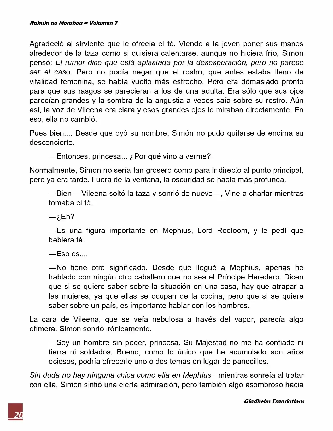 Rakuin No Monshou (Novela) - Capítulo 50 - Página 20 - LectorTMOo