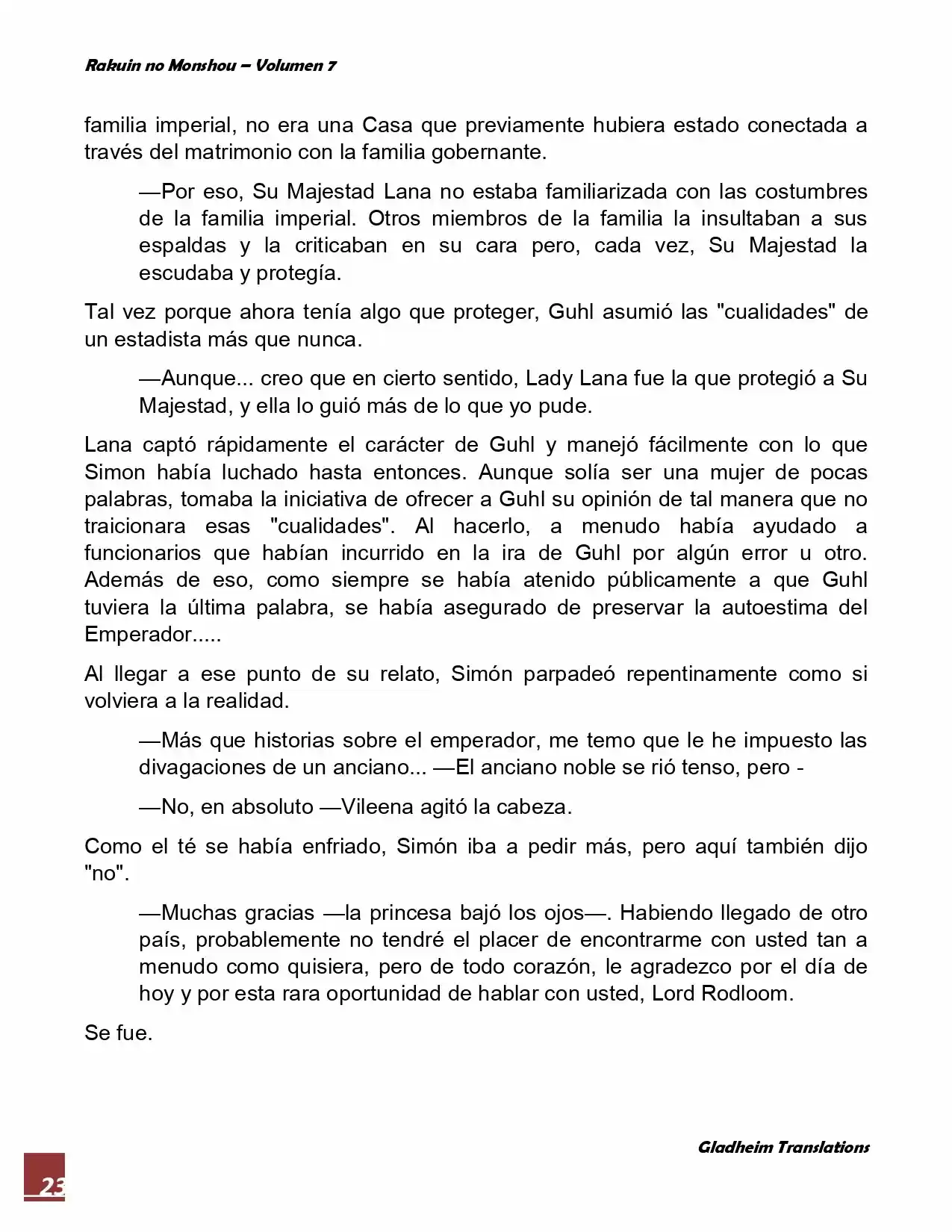 Rakuin No Monshou (Novela) - Capítulo 50 - Página 23 - LectorTMOo